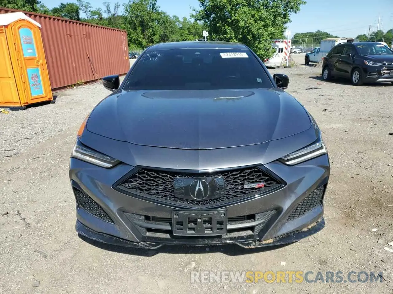 5 fotografías del automóvil dañado 19UUB7F09MA000379 ACURA TLX 2021