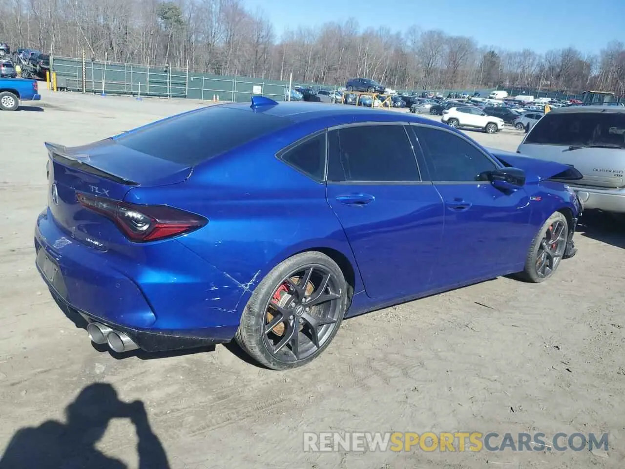 3 fotografías del automóvil dañado 19UUB7F95MA001088 ACURA TLX 2021