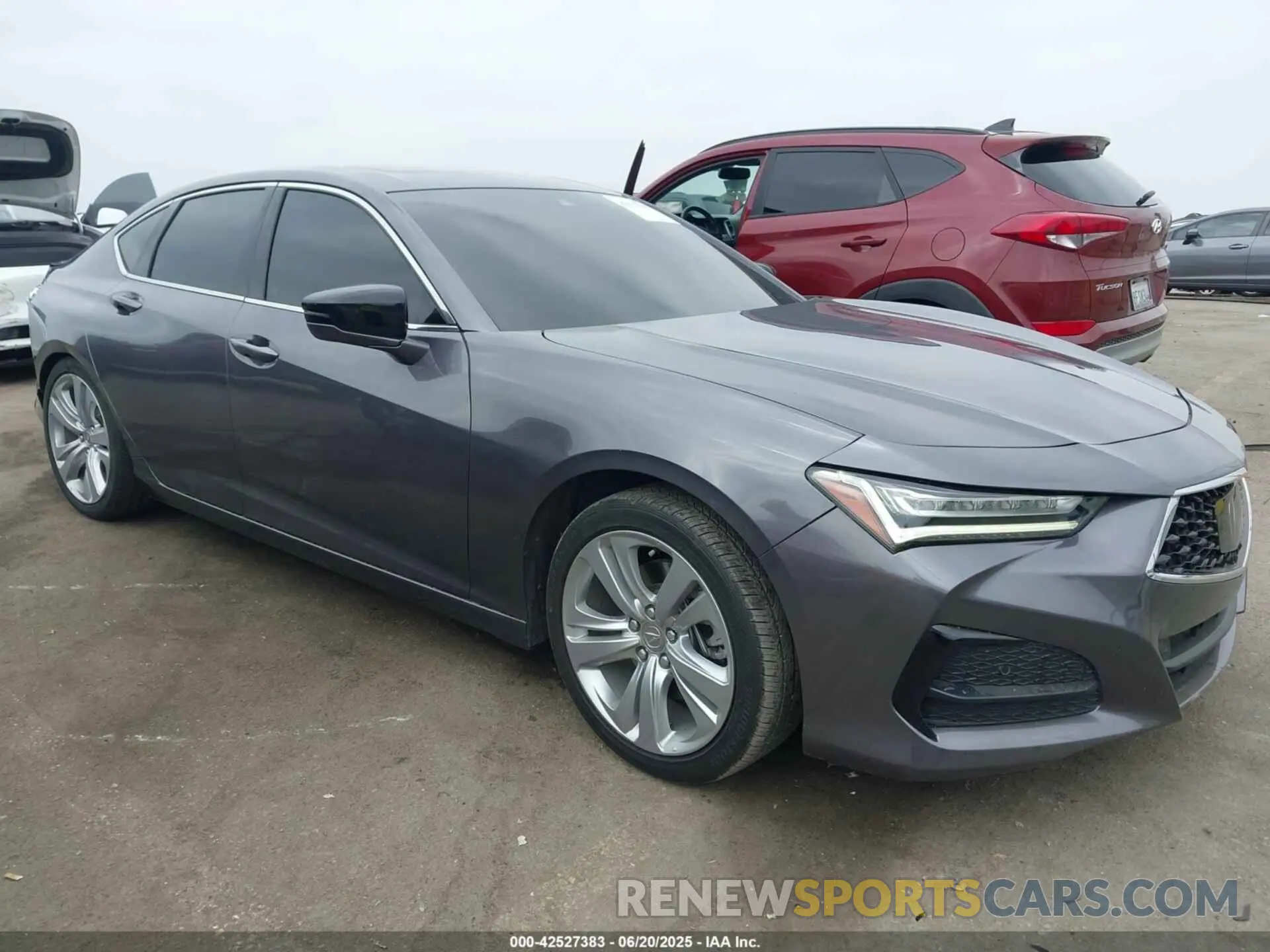 1 fotografías del automóvil dañado 19UUB5F41NA001843 ACURA TLX 2022
