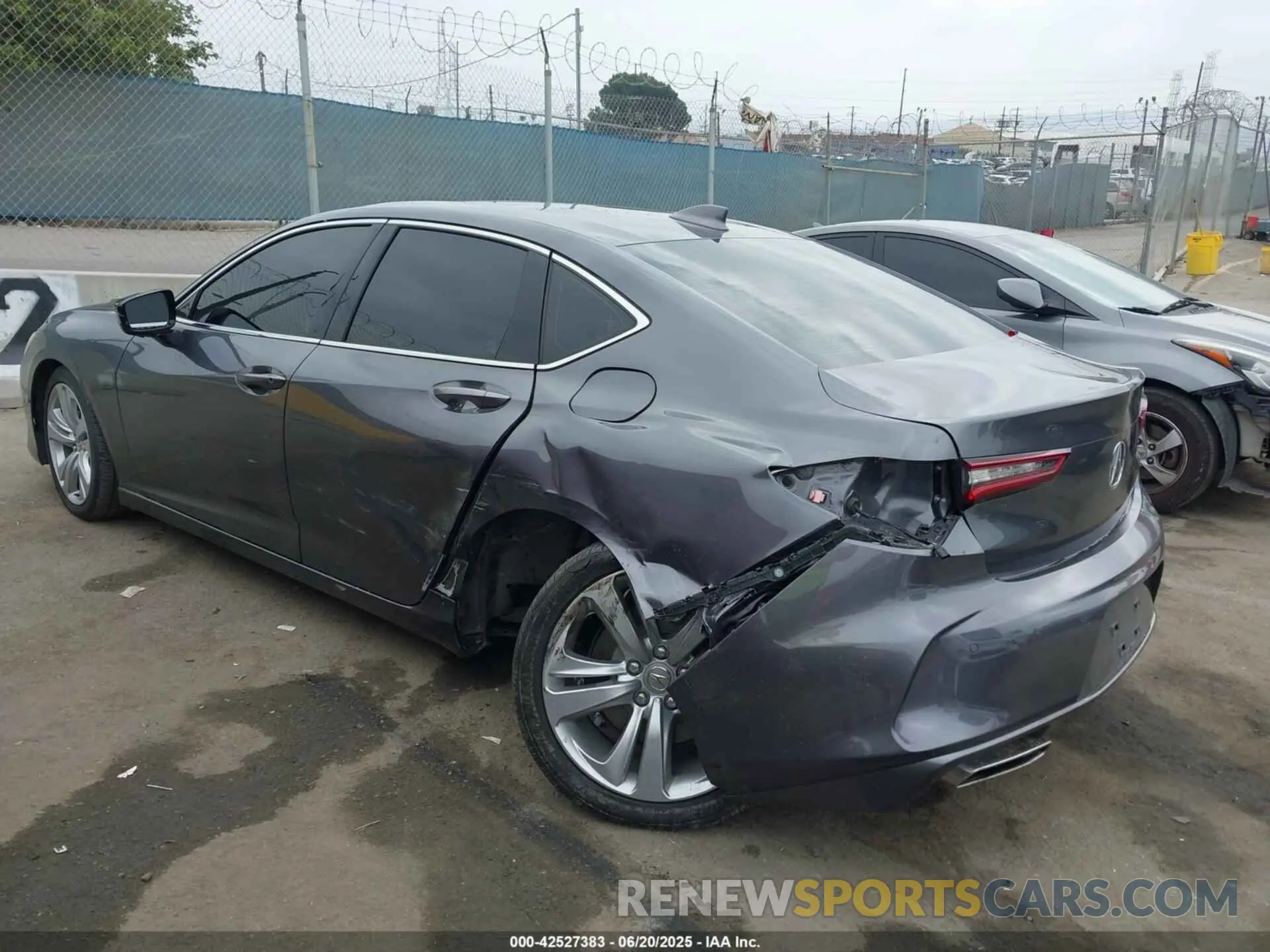 3 fotografías del automóvil dañado 19UUB5F41NA001843 ACURA TLX 2022