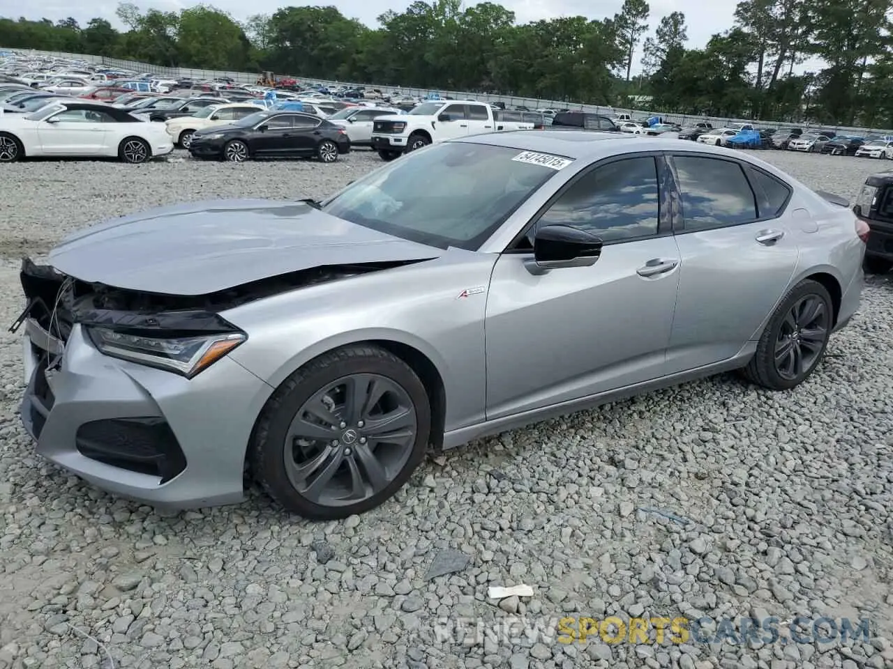 1 fotografías del automóvil dañado 19UUB5F55NA000851 ACURA TLX 2022