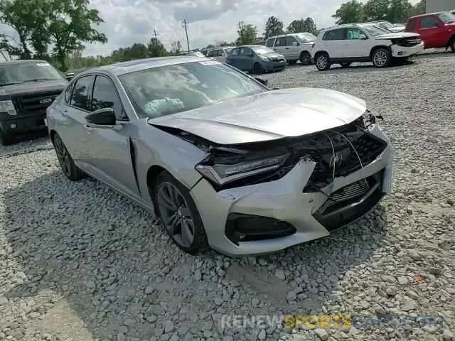 13 fotografías del automóvil dañado 19UUB5F55NA000851 ACURA TLX 2022