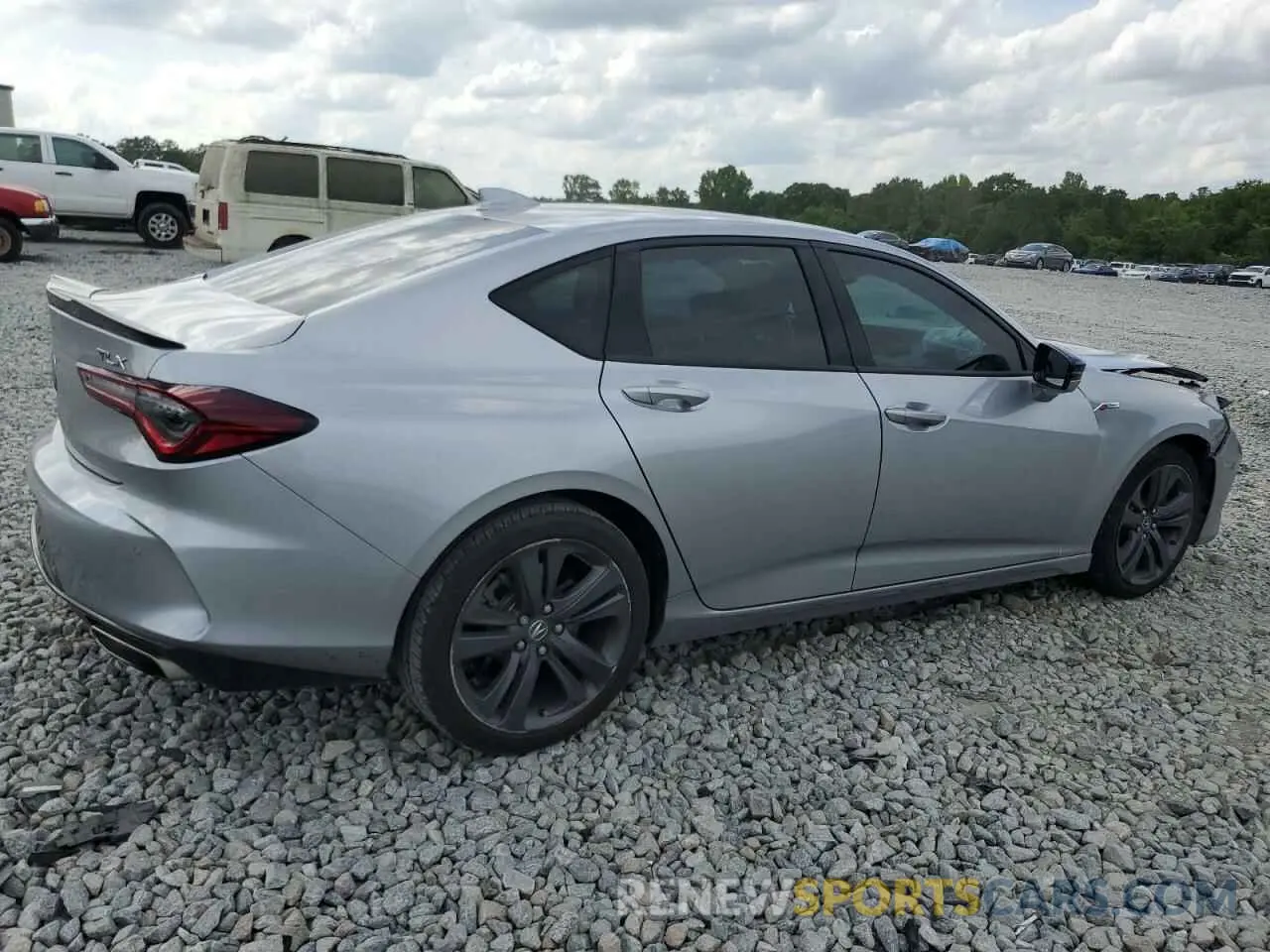 3 fotografías del automóvil dañado 19UUB5F55NA000851 ACURA TLX 2022