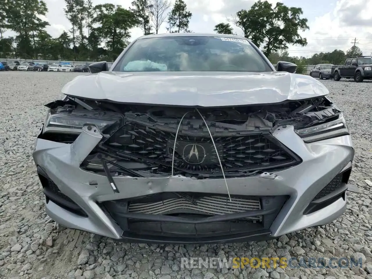 5 fotografías del automóvil dañado 19UUB5F55NA000851 ACURA TLX 2022