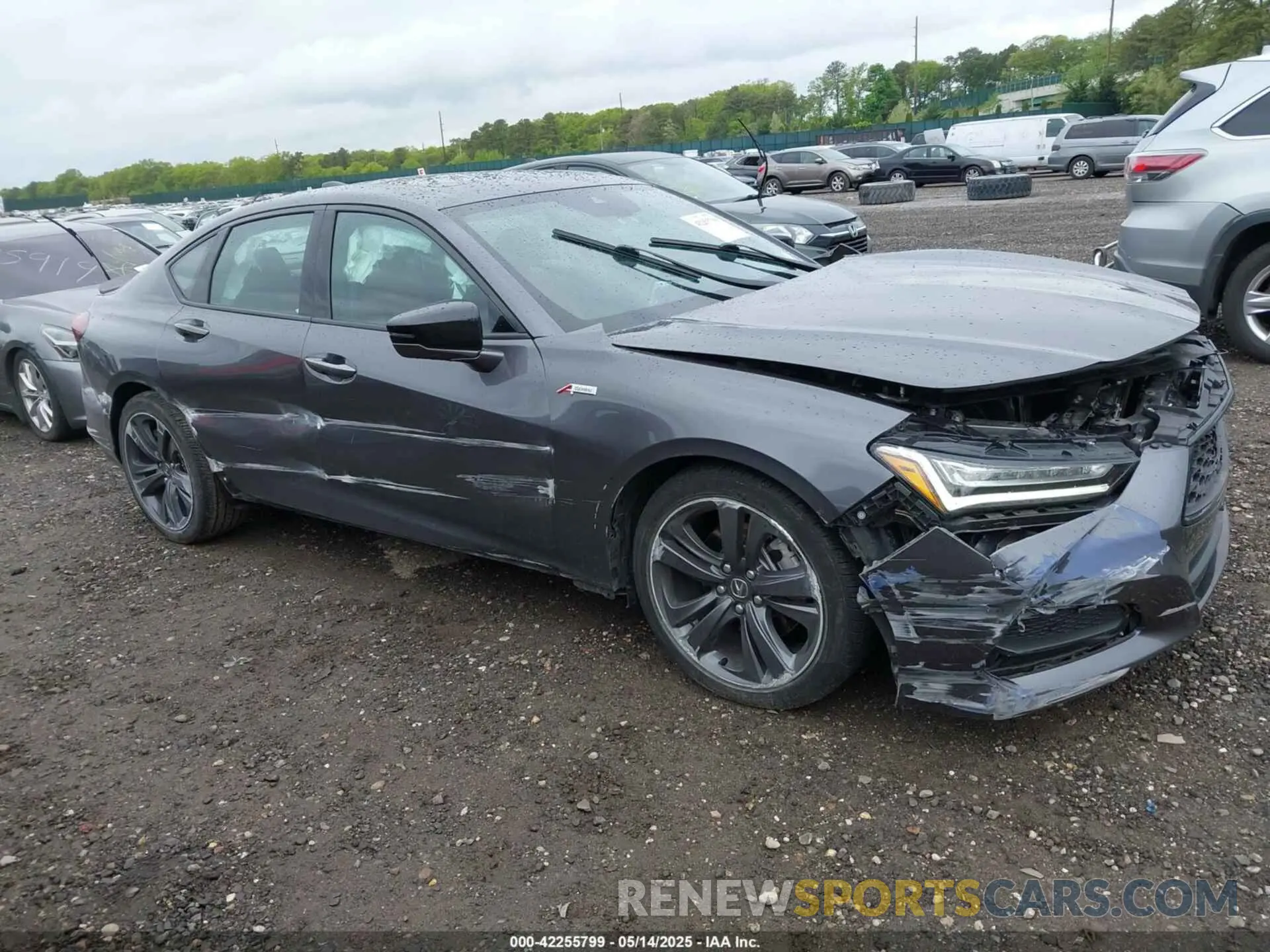 1 fotografías del automóvil dañado 19UUB5F55NA002986 ACURA TLX 2022