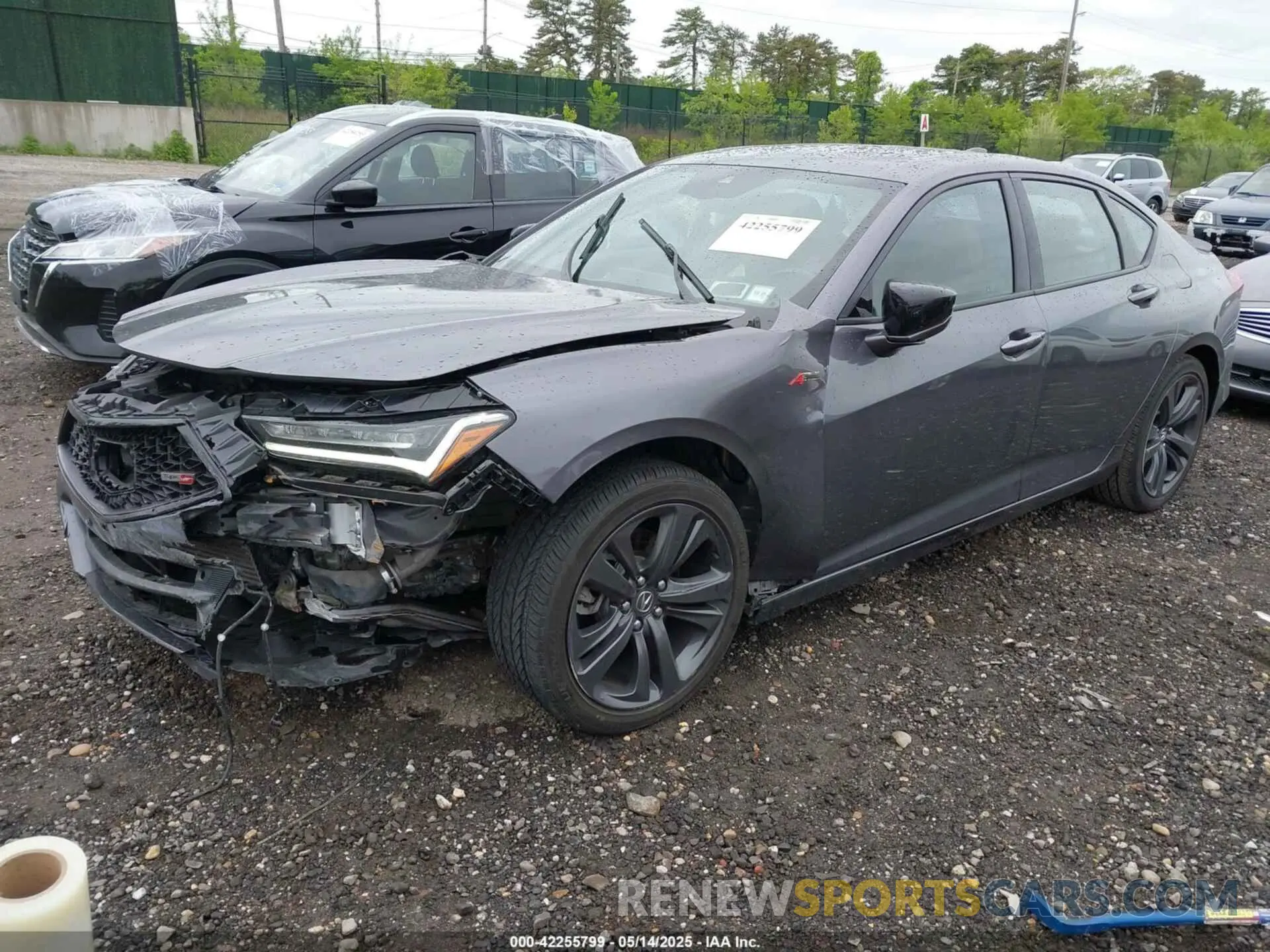 2 fotografías del automóvil dañado 19UUB5F55NA002986 ACURA TLX 2022