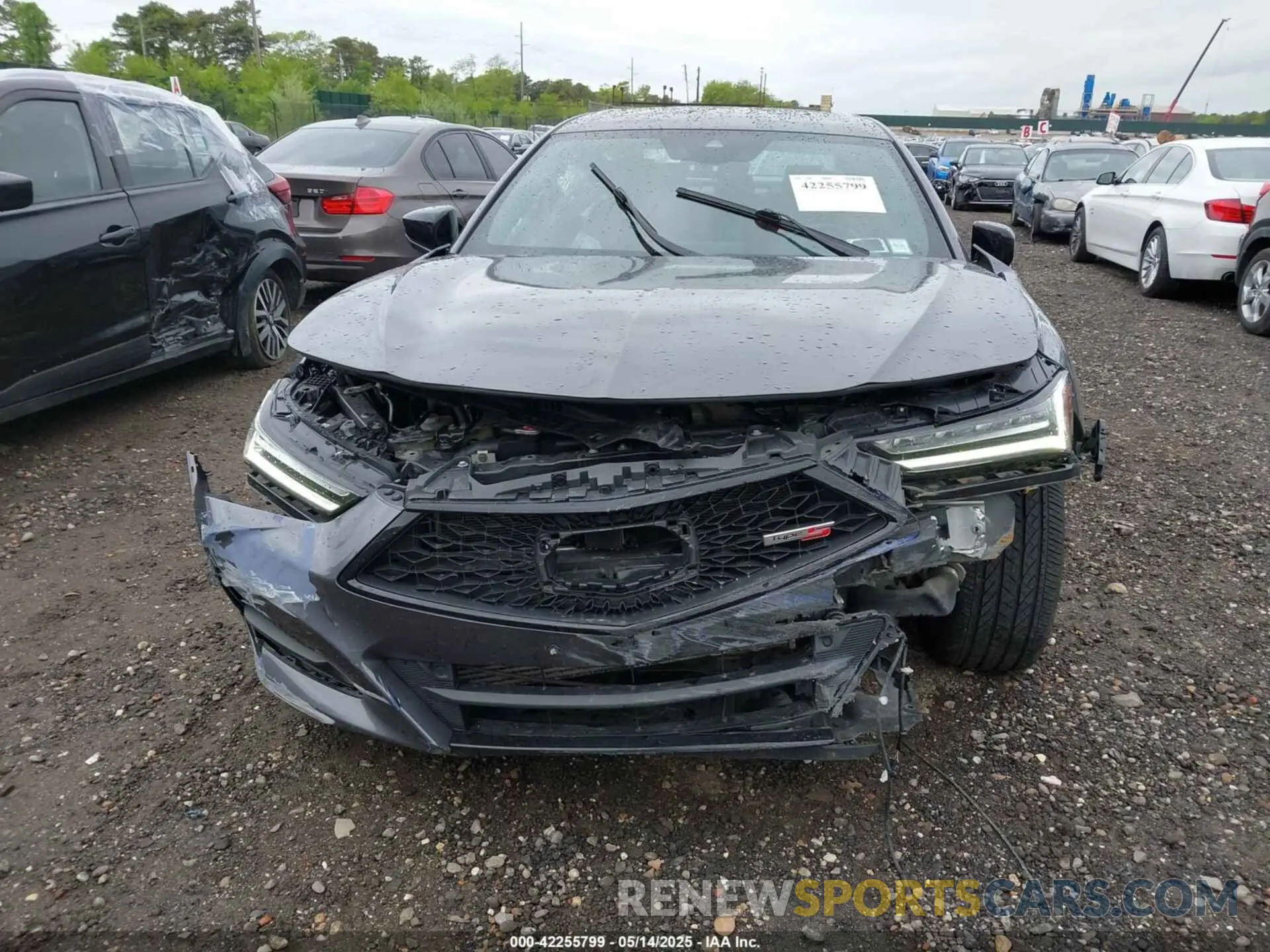 6 fotografías del automóvil dañado 19UUB5F55NA002986 ACURA TLX 2022