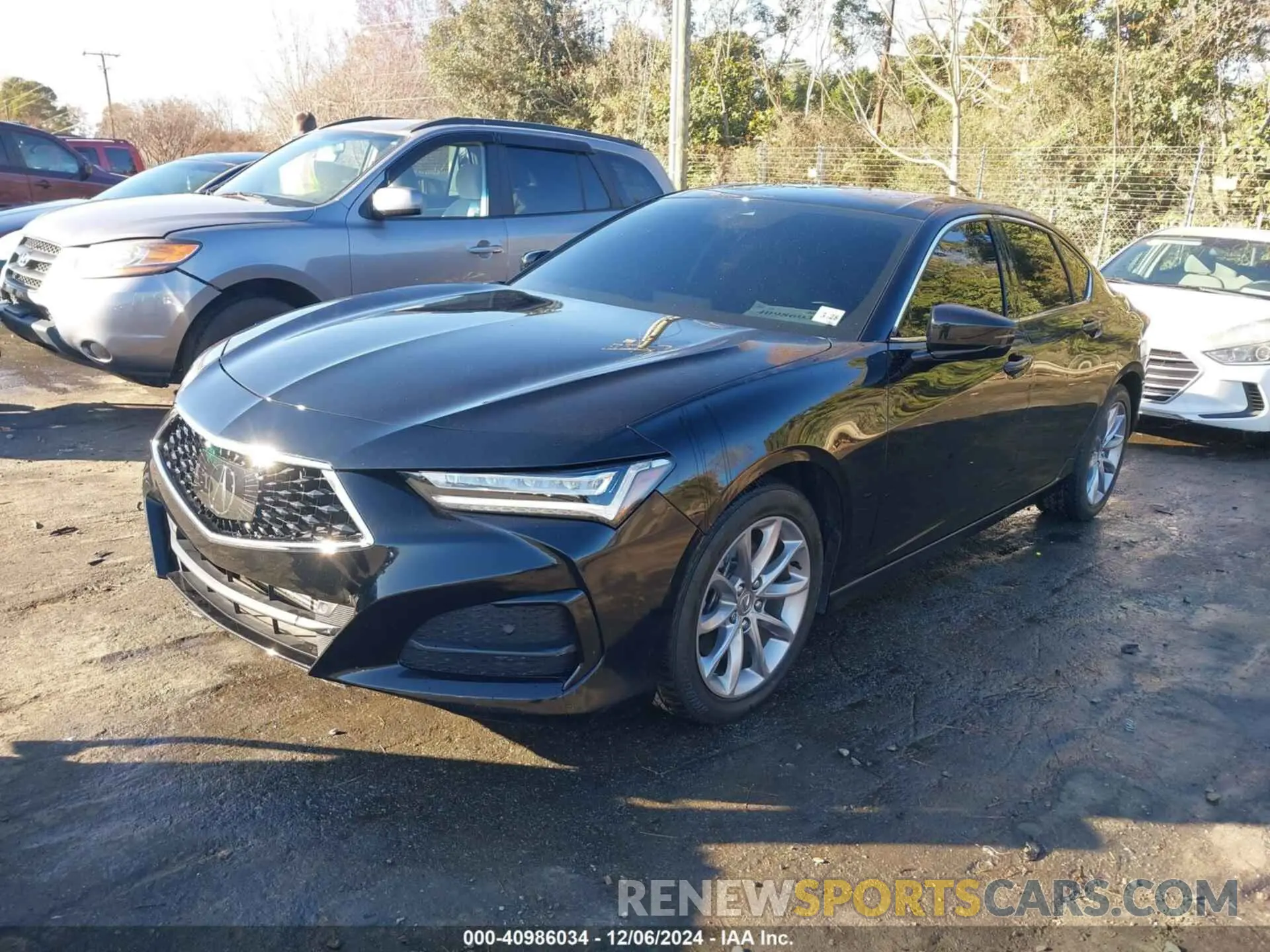 2 fotografías del automóvil dañado 19UUB6F33NA001694 ACURA TLX 2022