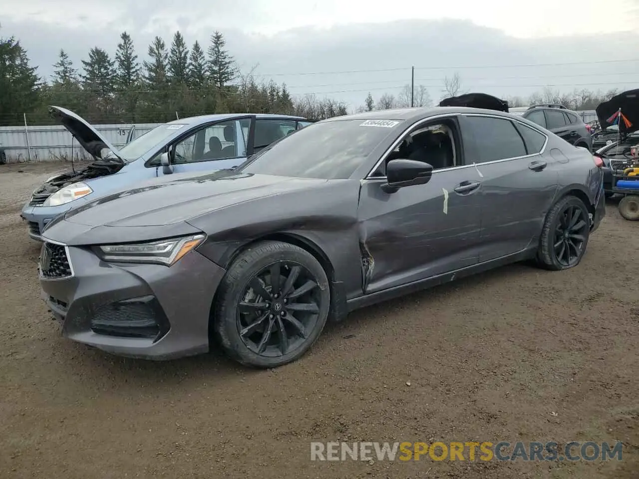 1 fotografías del automóvil dañado 19UUB6F47NA800211 ACURA TLX 2022