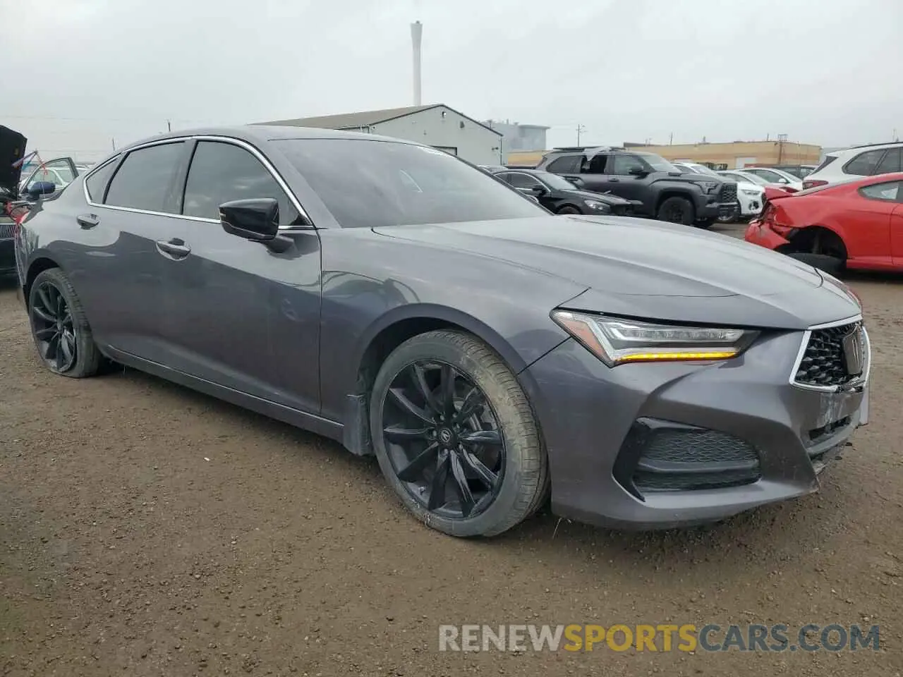 4 fotografías del automóvil dañado 19UUB6F47NA800211 ACURA TLX 2022