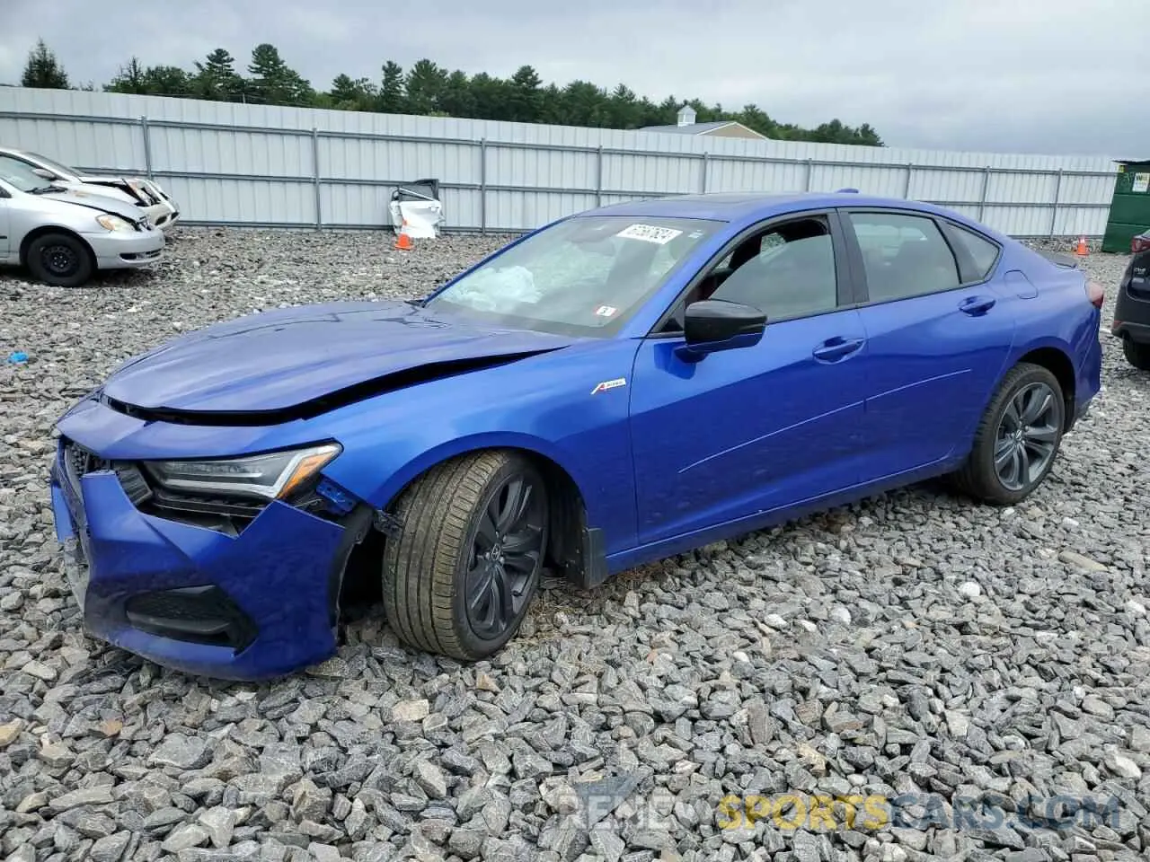 1 fotografías del automóvil dañado 19UUB6F51NA001811 ACURA TLX 2022