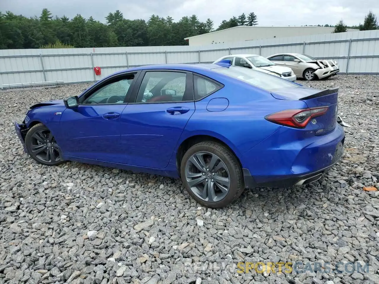 2 fotografías del automóvil dañado 19UUB6F51NA001811 ACURA TLX 2022