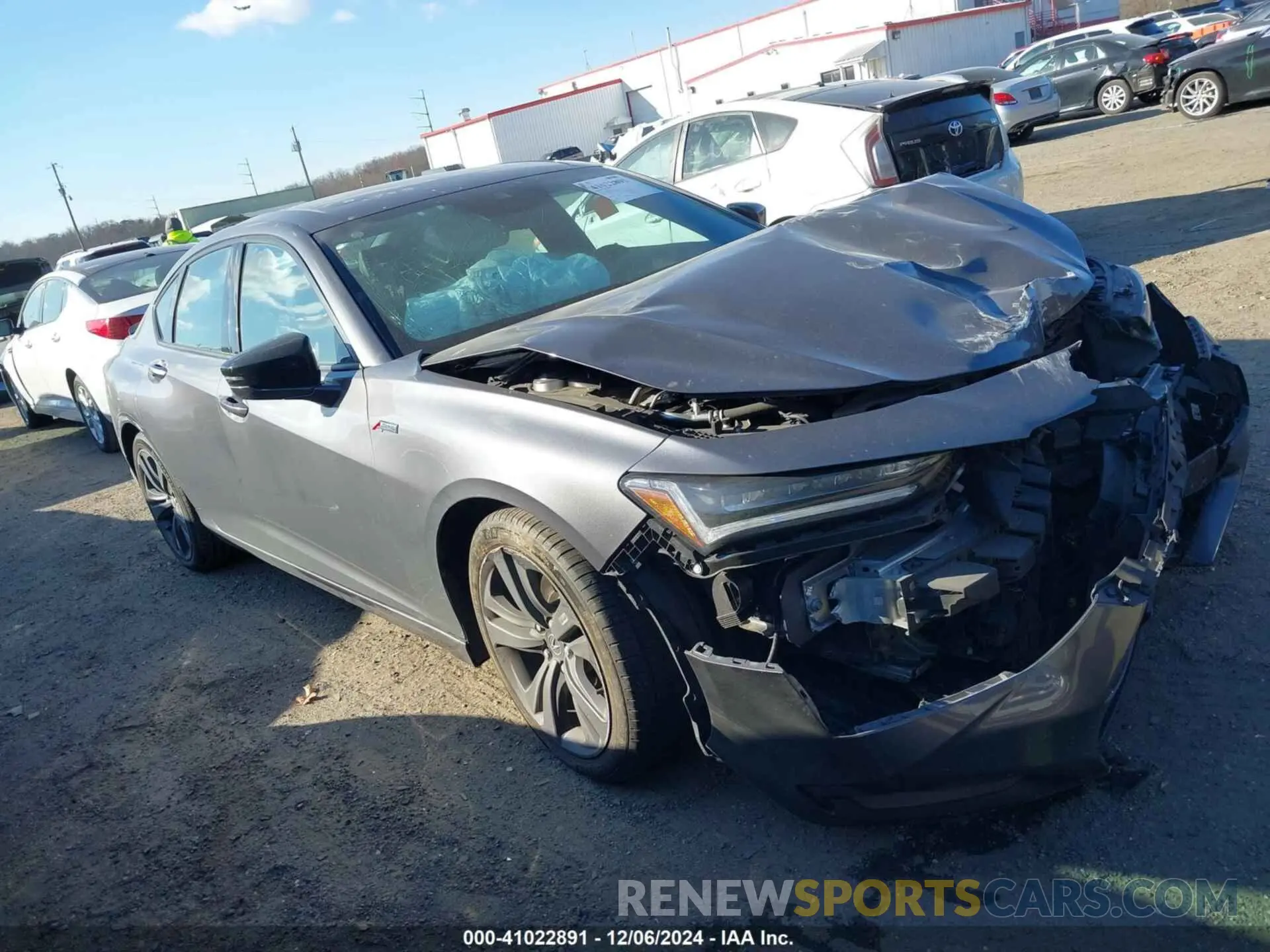 1 fotografías del automóvil dañado 19UUB6F52NA003485 ACURA TLX 2022
