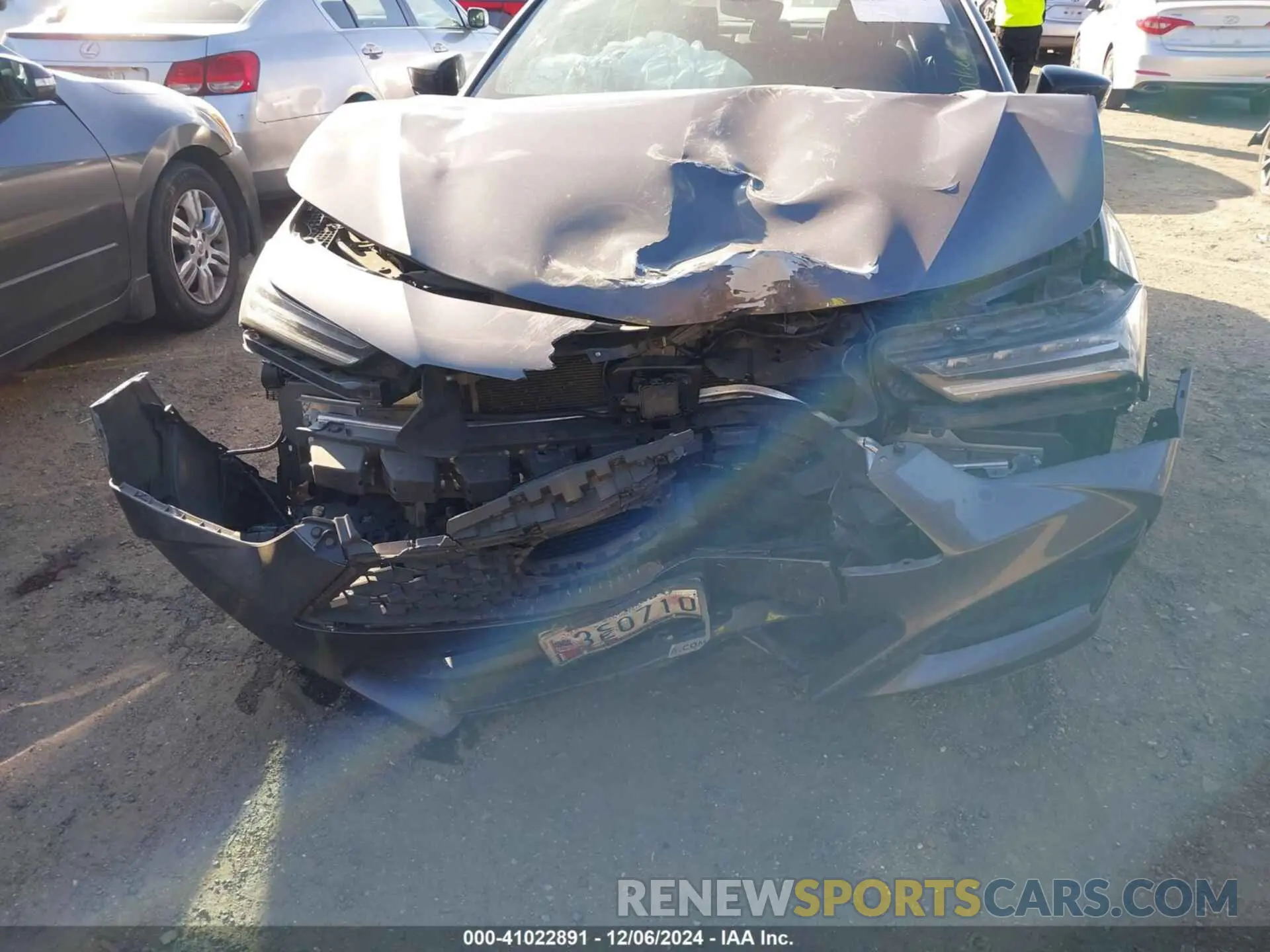 6 fotografías del automóvil dañado 19UUB6F52NA003485 ACURA TLX 2022