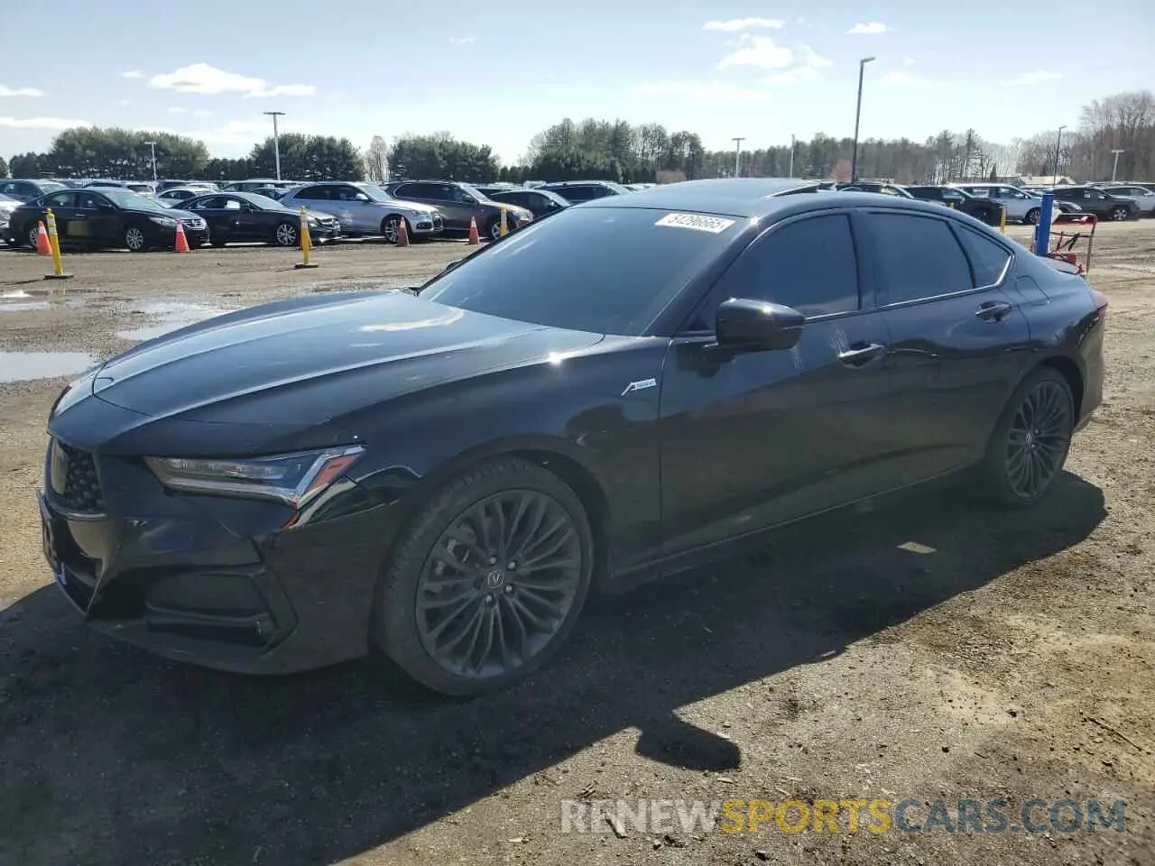 1 fotografías del automóvil dañado 19UUB6F55NA002749 ACURA TLX 2022