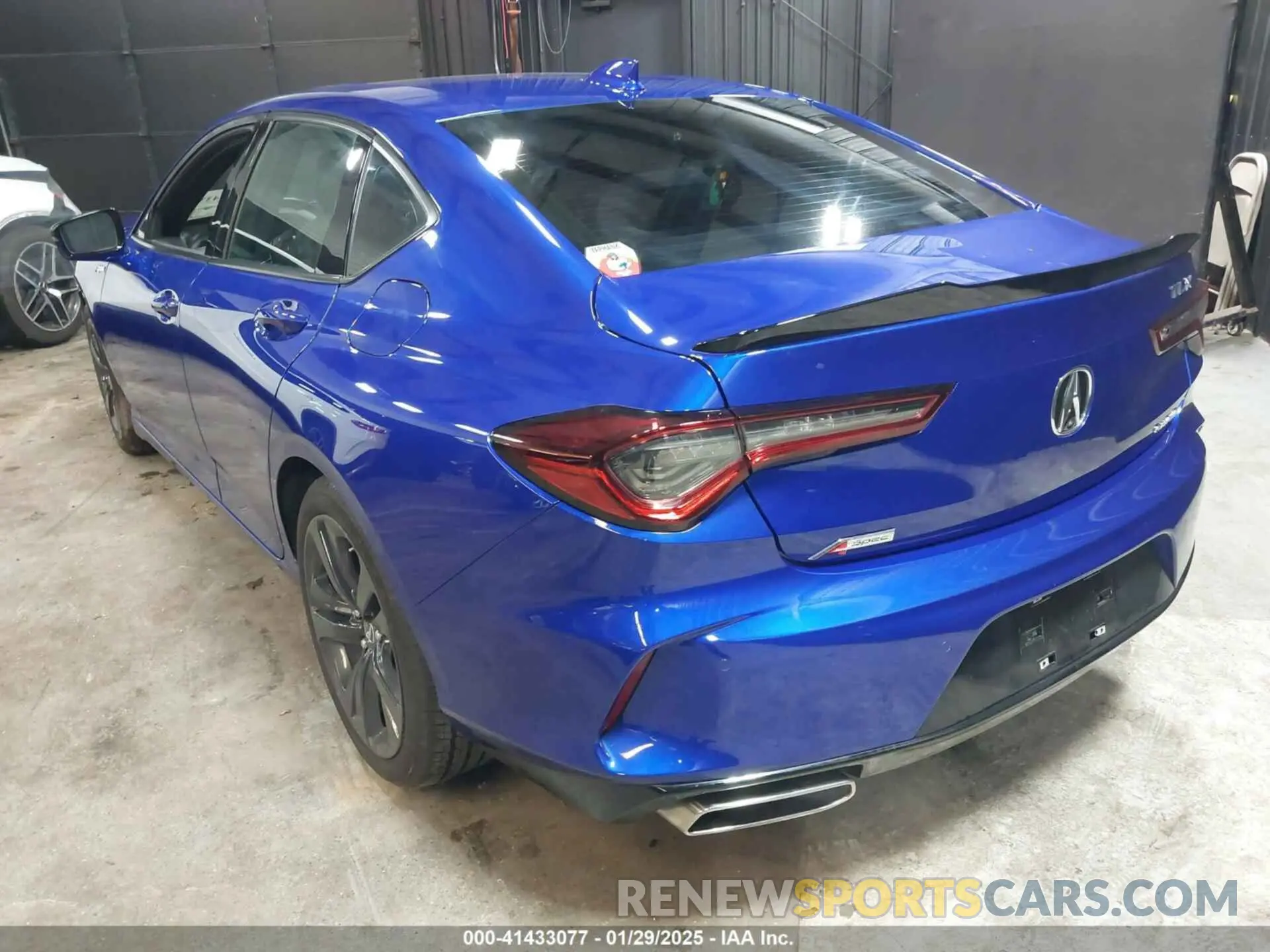 3 fotografías del automóvil dañado 19UUB6F56NA000900 ACURA TLX 2022