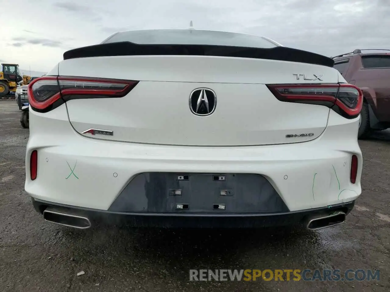 6 fotografías del automóvil dañado 19UUB6F56NA003697 ACURA TLX 2022