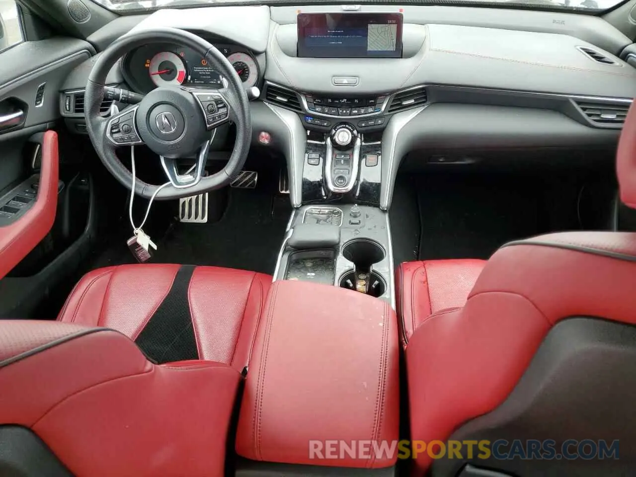 8 fotografías del automóvil dañado 19UUB6F56NA003697 ACURA TLX 2022