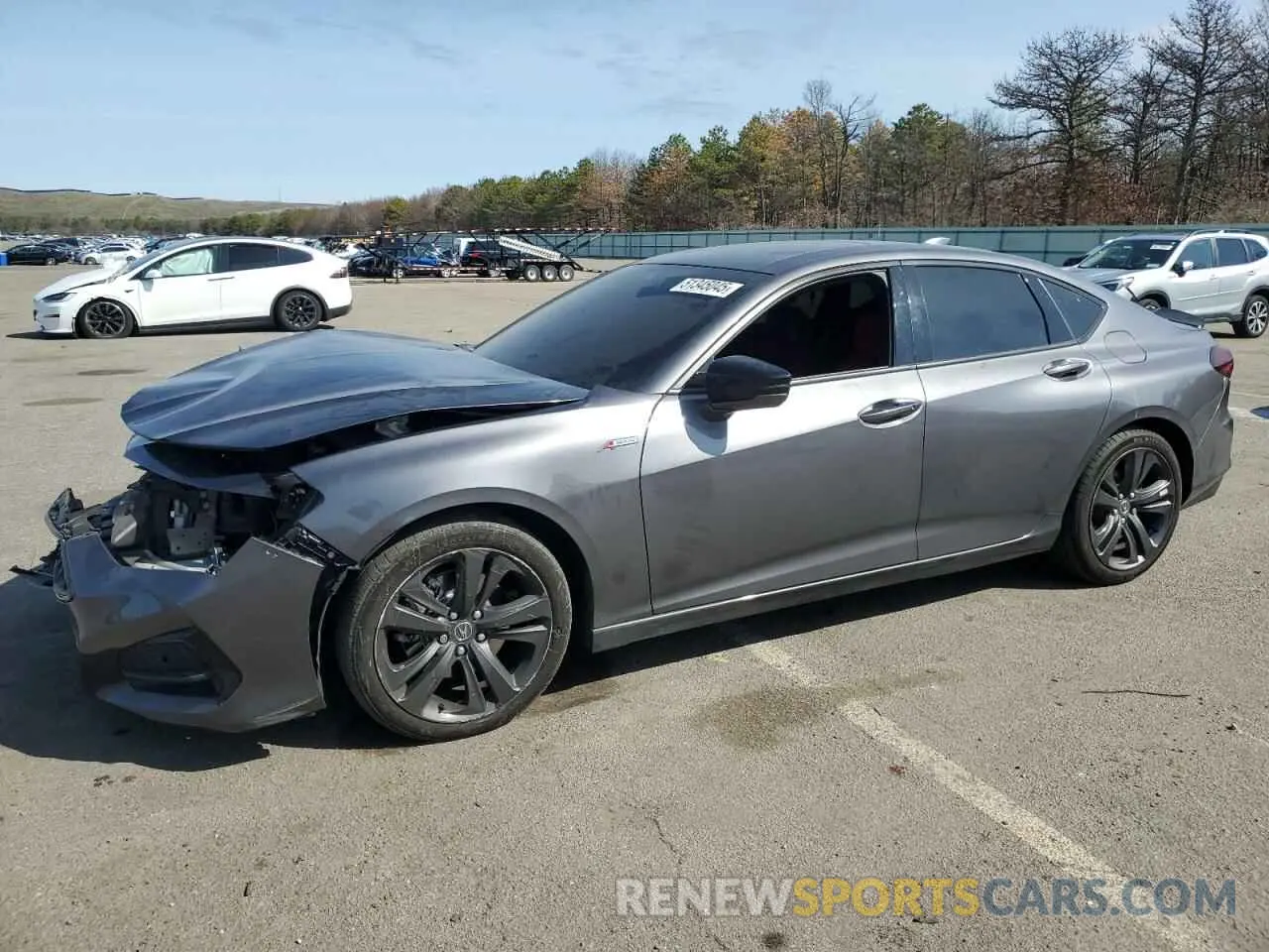 1 fotografías del automóvil dañado 19UUB6F57NA002610 ACURA TLX 2022