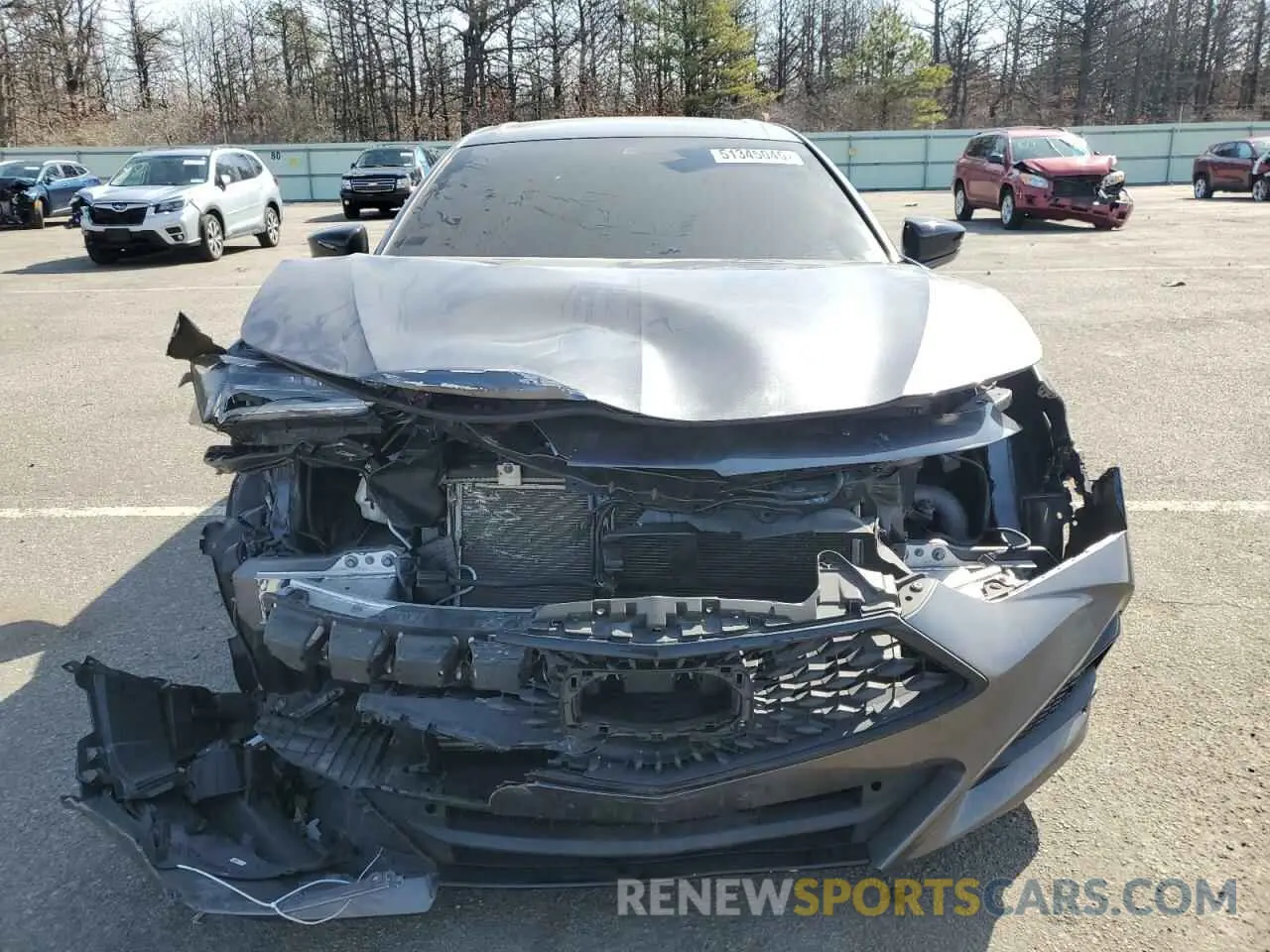 5 fotografías del automóvil dañado 19UUB6F57NA002610 ACURA TLX 2022
