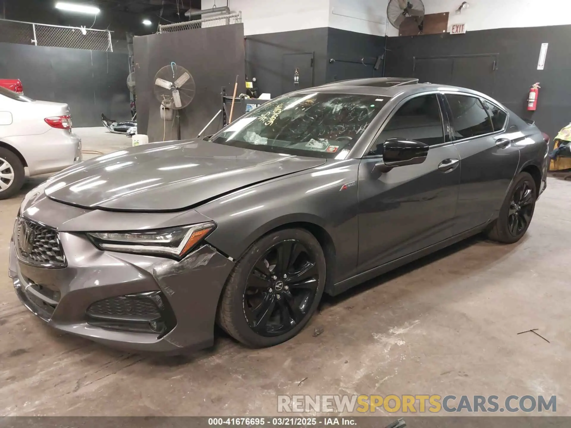 2 fotografías del automóvil dañado 19UUB6F59NA001068 ACURA TLX 2022