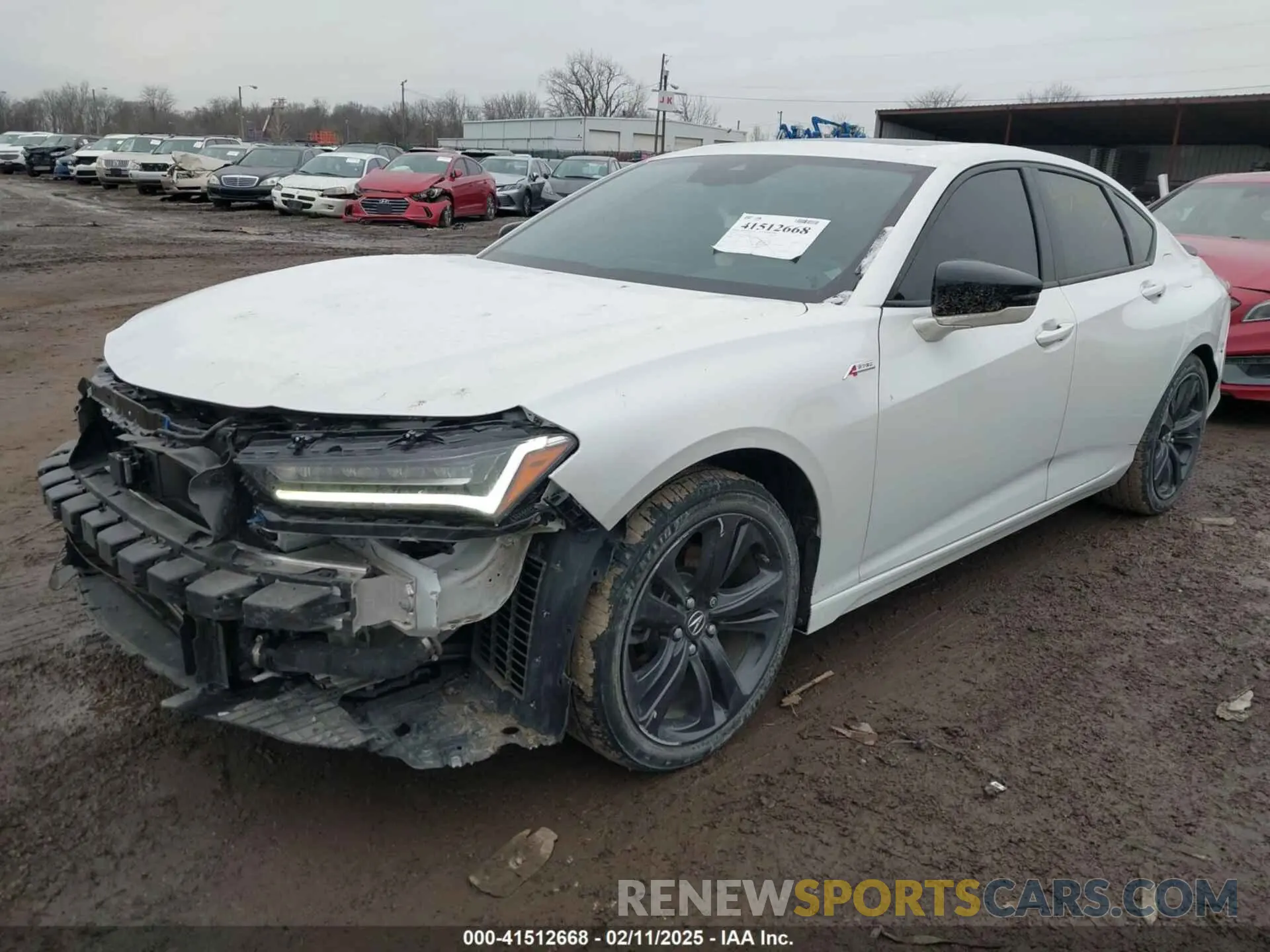 2 fotografías del automóvil dañado 19UUB6F59NA003712 ACURA TLX 2022