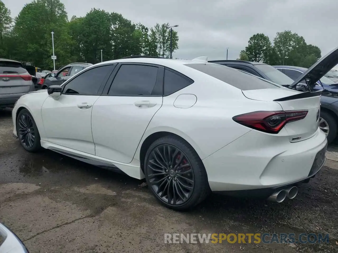 2 fotografías del automóvil dañado 19UUB7F04NA001148 ACURA TLX 2022