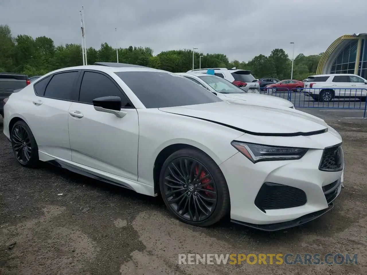 4 fotografías del automóvil dañado 19UUB7F04NA001148 ACURA TLX 2022