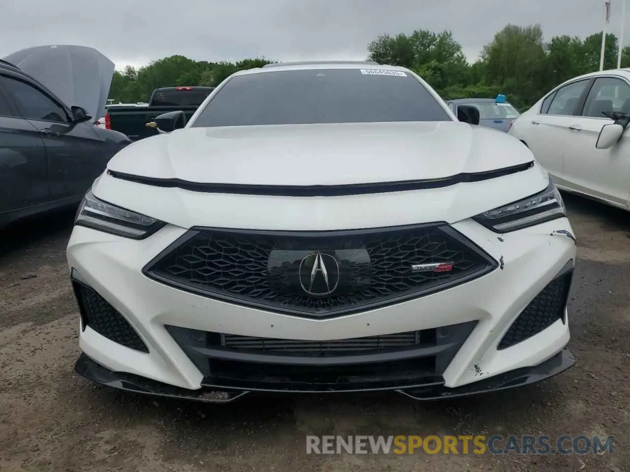 5 fotografías del automóvil dañado 19UUB7F04NA001148 ACURA TLX 2022