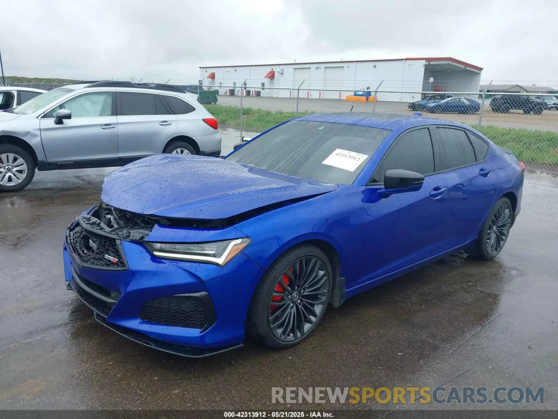 2 fotografías del automóvil dañado 19UUB7F08NA001041 ACURA TLX 2022