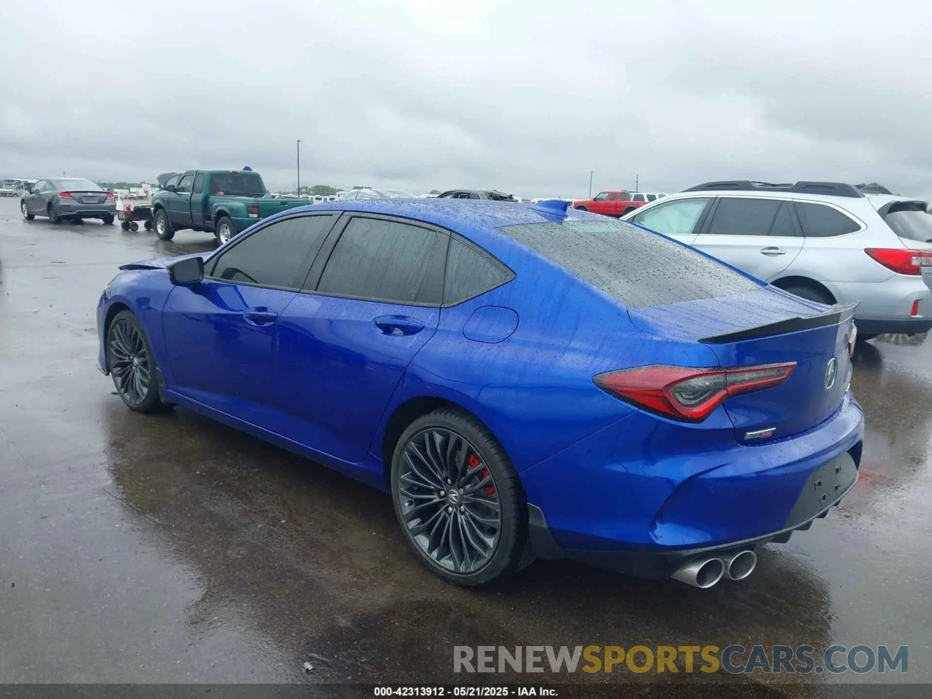 3 fotografías del automóvil dañado 19UUB7F08NA001041 ACURA TLX 2022