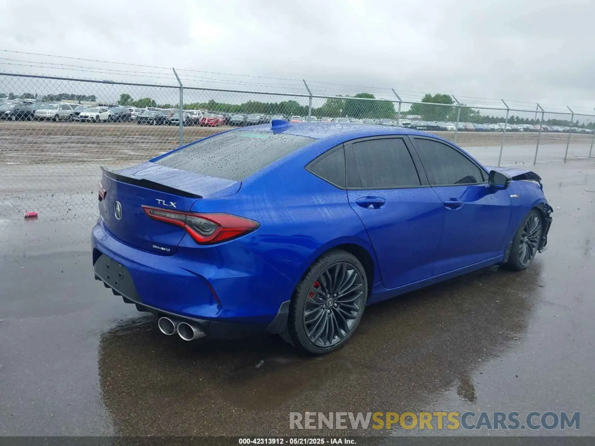 4 fotografías del automóvil dañado 19UUB7F08NA001041 ACURA TLX 2022