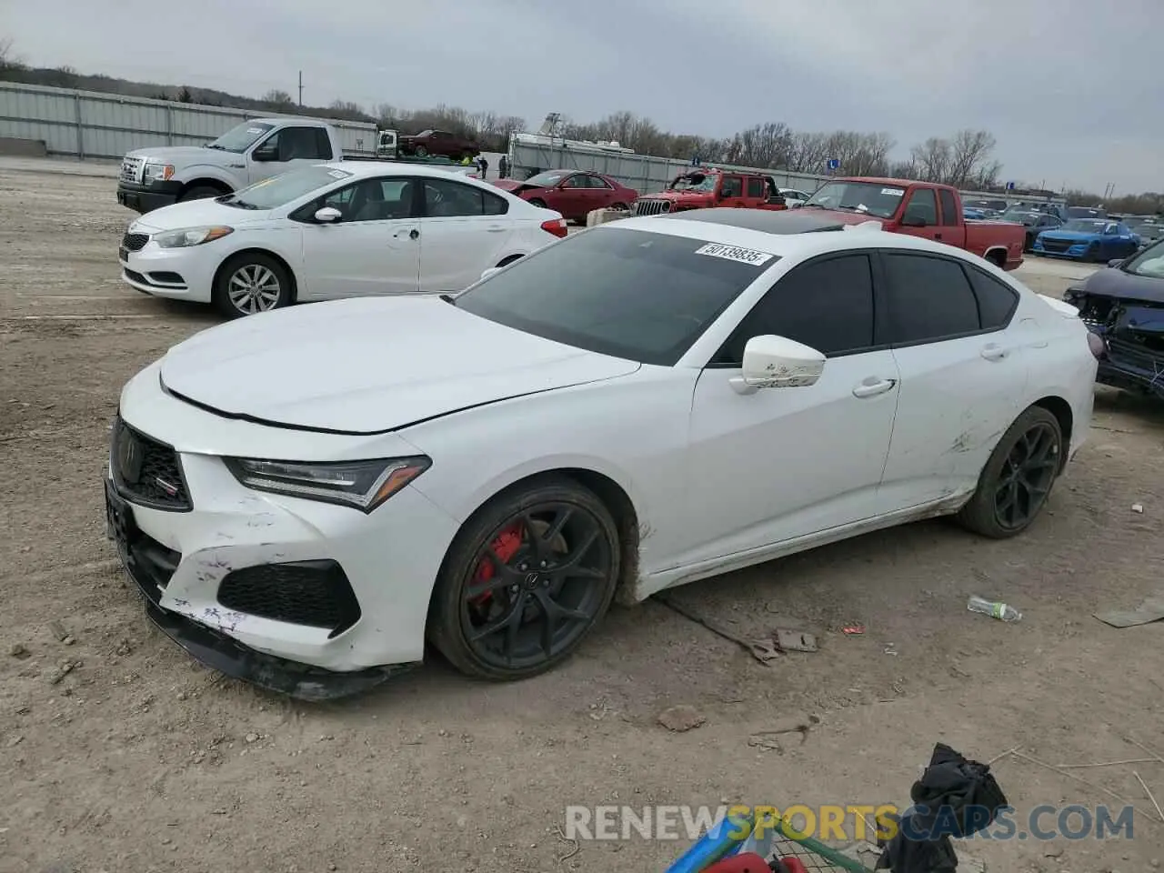 1 fotografías del automóvil dañado 19UUB7F92NA002300 ACURA TLX 2022