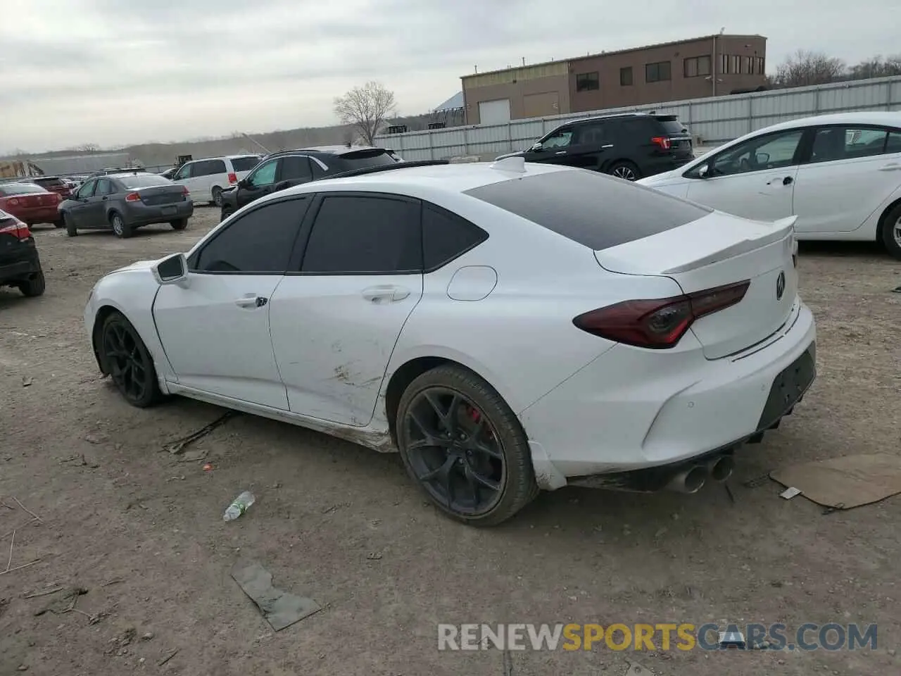 2 fotografías del automóvil dañado 19UUB7F92NA002300 ACURA TLX 2022