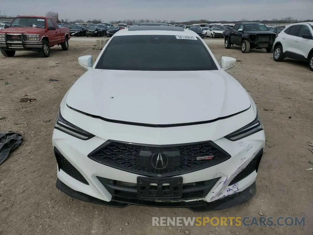 5 fotografías del automóvil dañado 19UUB7F92NA002300 ACURA TLX 2022