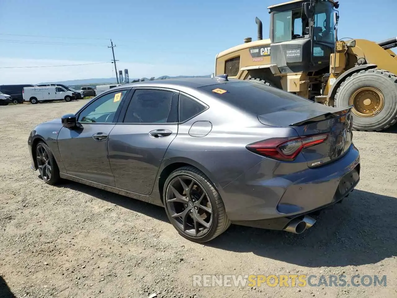 2 fotografías del automóvil dañado 19UUB7F93NA000913 ACURA TLX 2022