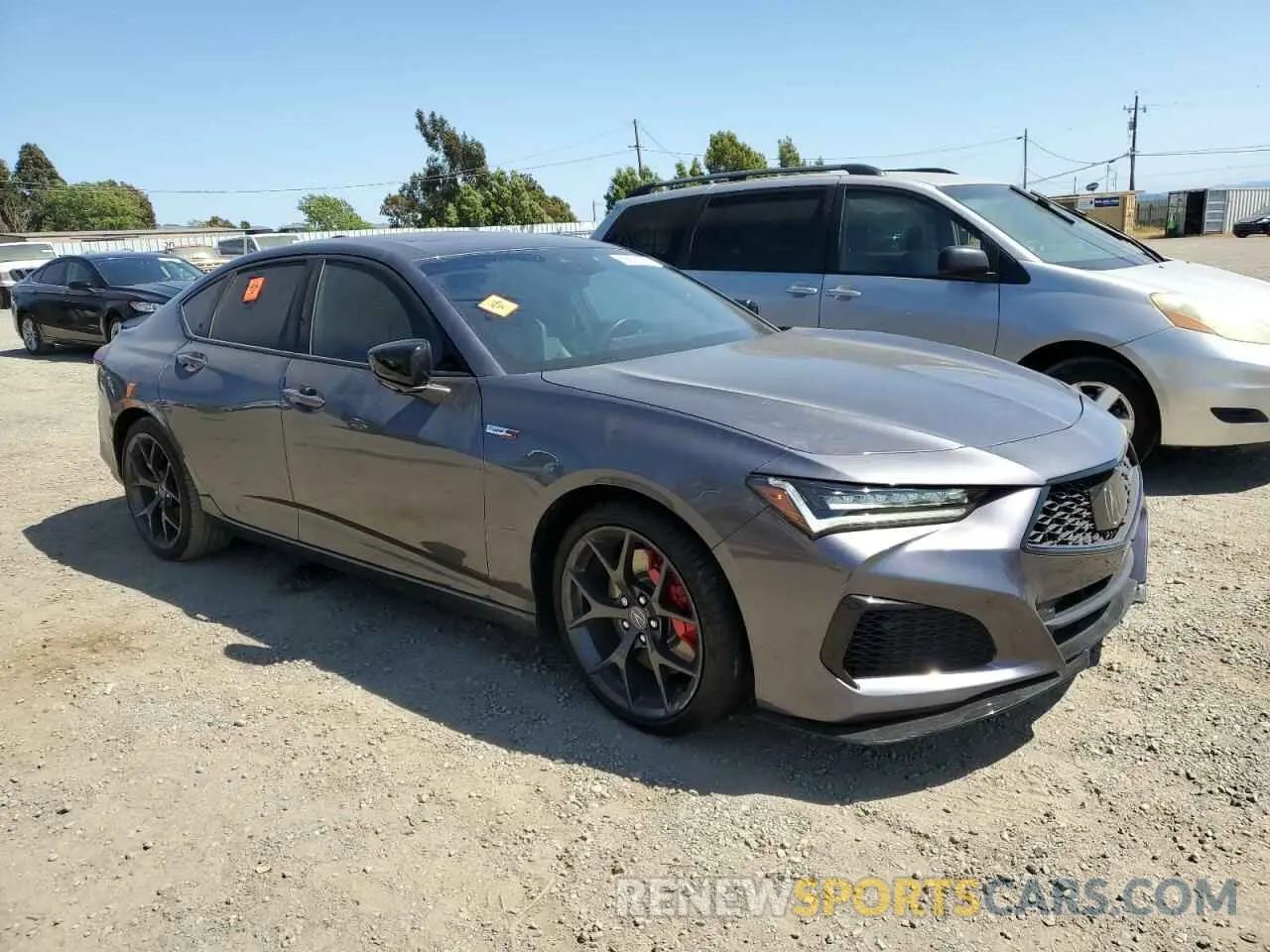 4 fotografías del automóvil dañado 19UUB7F93NA000913 ACURA TLX 2022