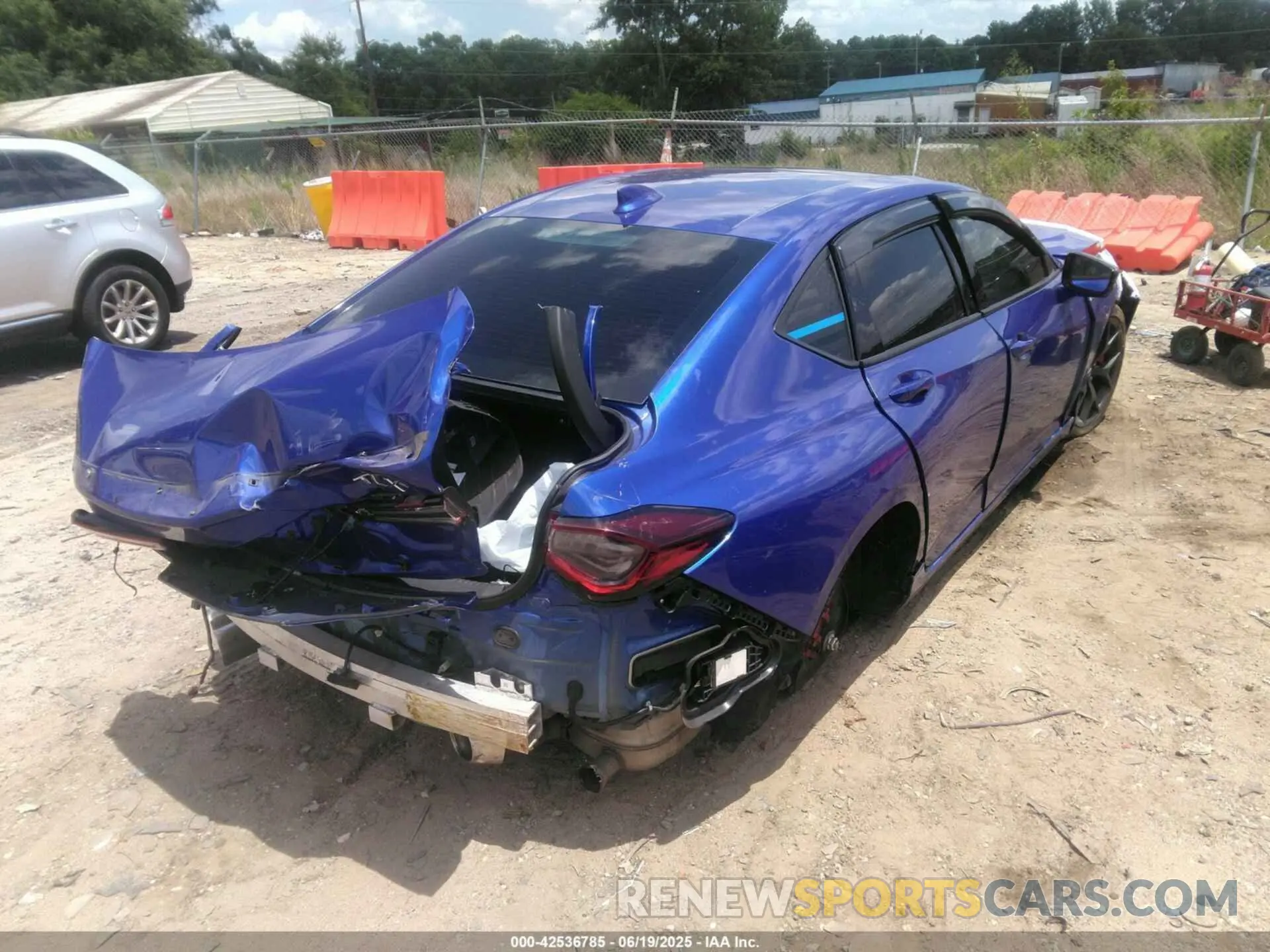 4 fotografías del automóvil dañado 19UUB7F94NA002279 ACURA TLX 2022