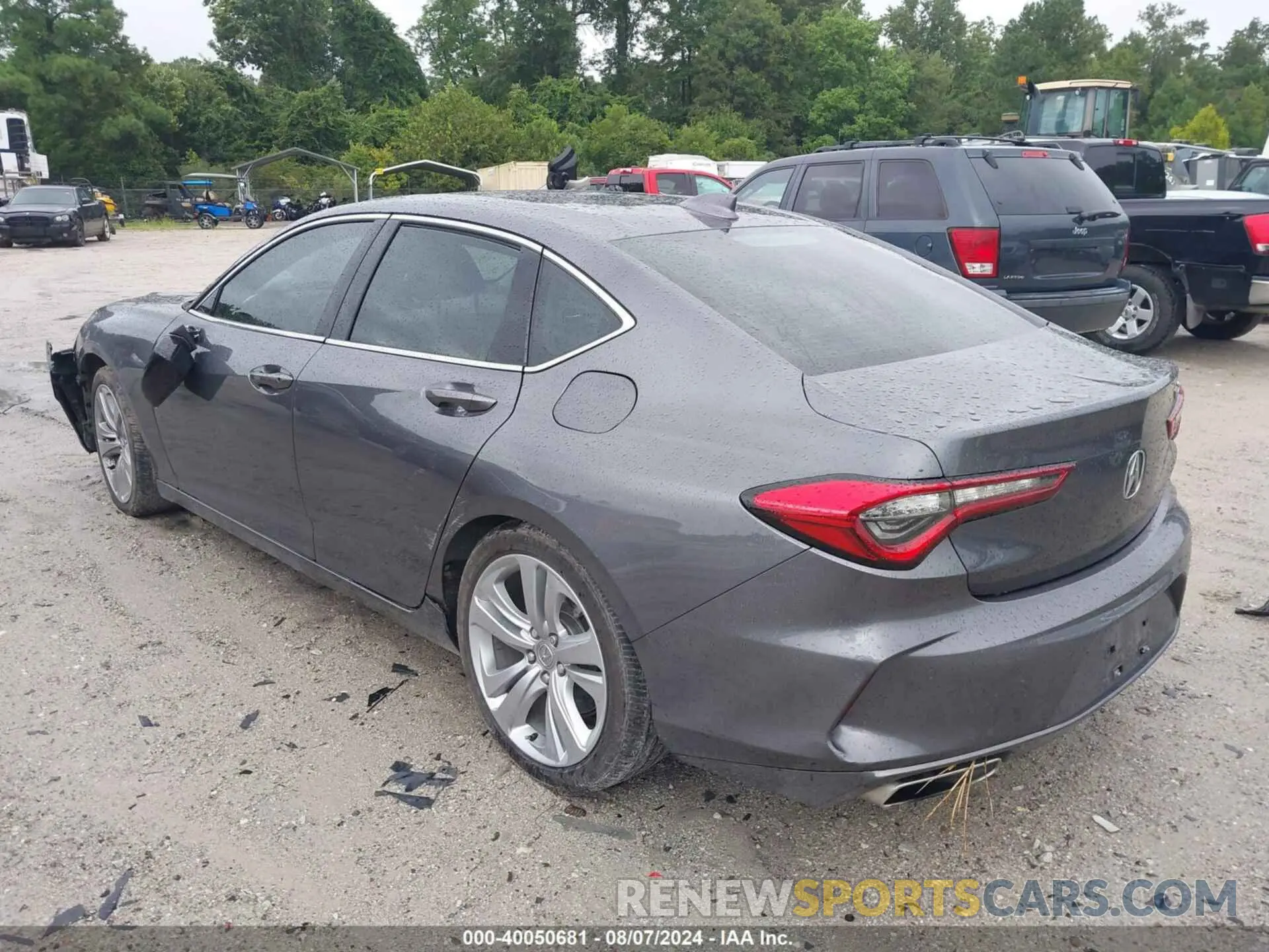 3 fotografías del automóvil dañado 19UUB5F47PA000358 ACURA TLX 2023