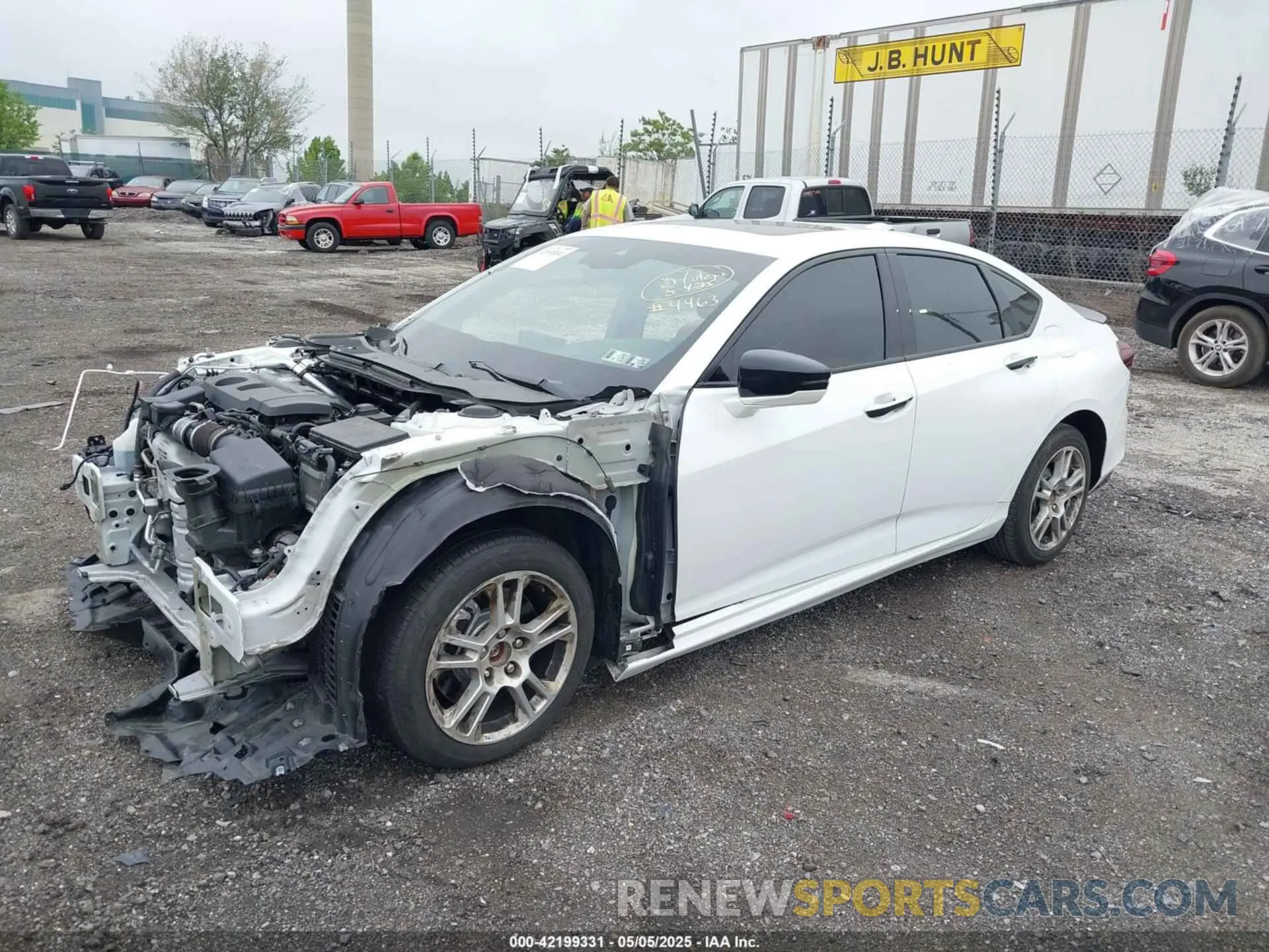 2 fotografías del automóvil dañado 19UUB5F51PA004463 ACURA TLX 2023