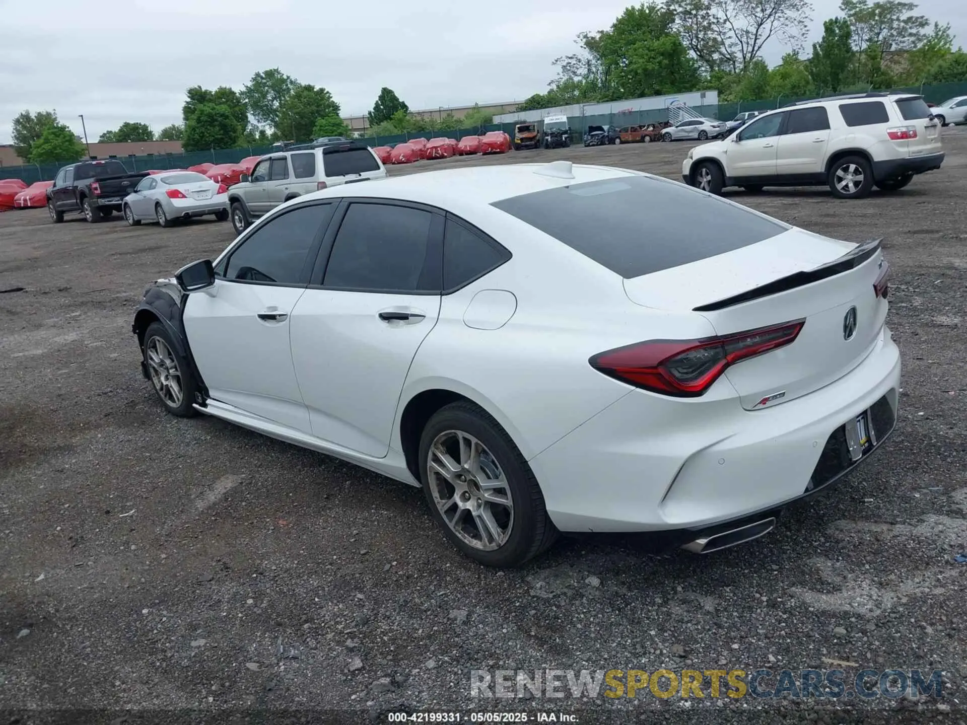 3 fotografías del automóvil dañado 19UUB5F51PA004463 ACURA TLX 2023