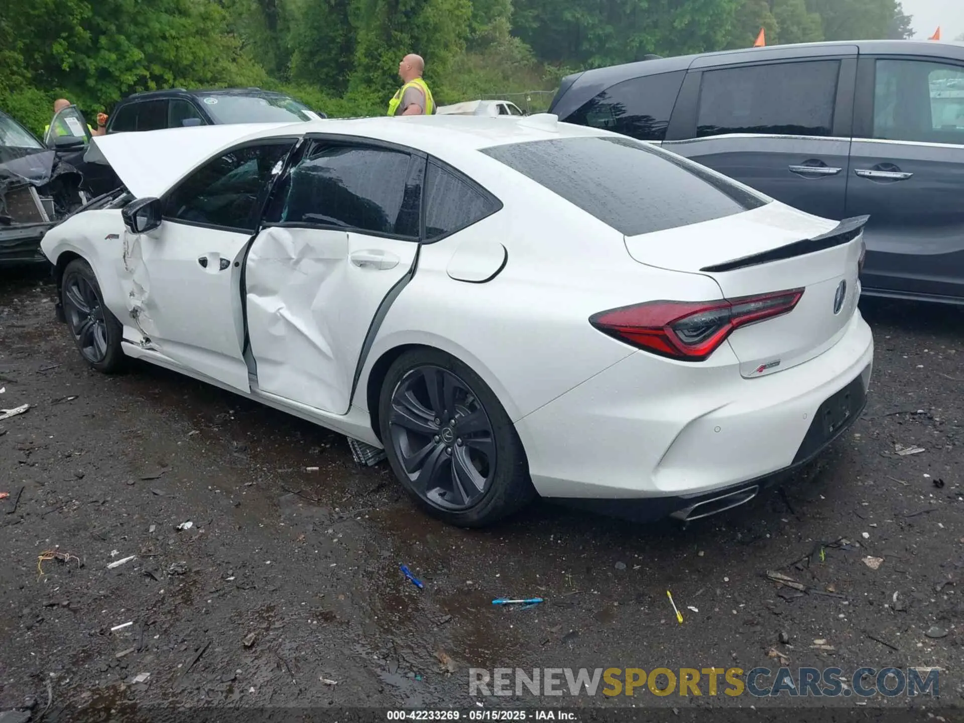 3 fotografías del automóvil dañado 19UUB5F53PA007302 ACURA TLX 2023