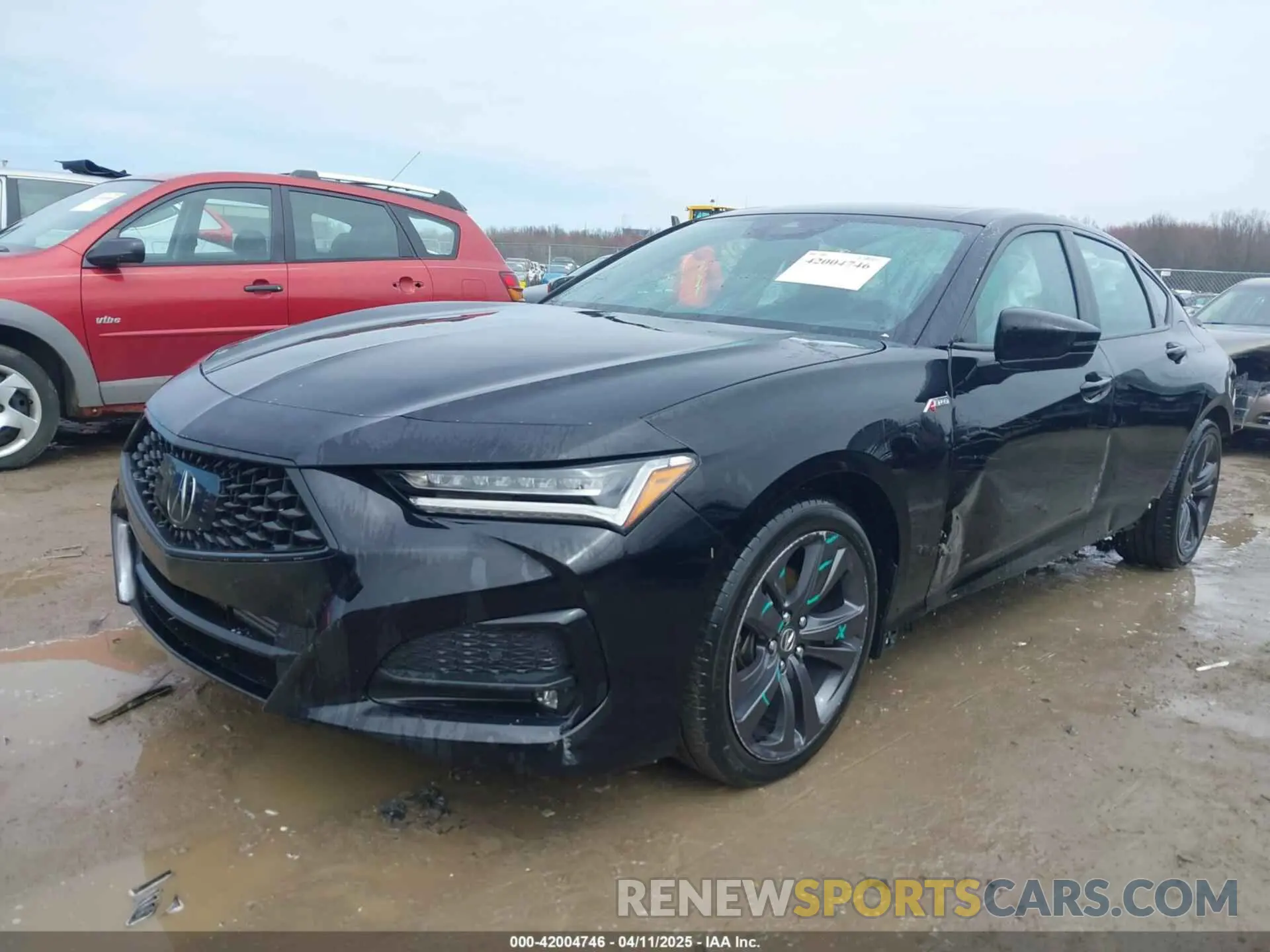 2 fotografías del automóvil dañado 19UUB6F51PA000192 ACURA TLX 2023