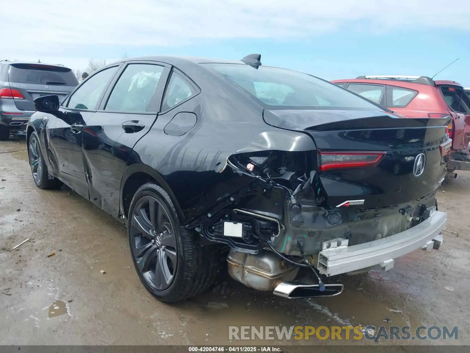 6 fotografías del automóvil dañado 19UUB6F51PA000192 ACURA TLX 2023