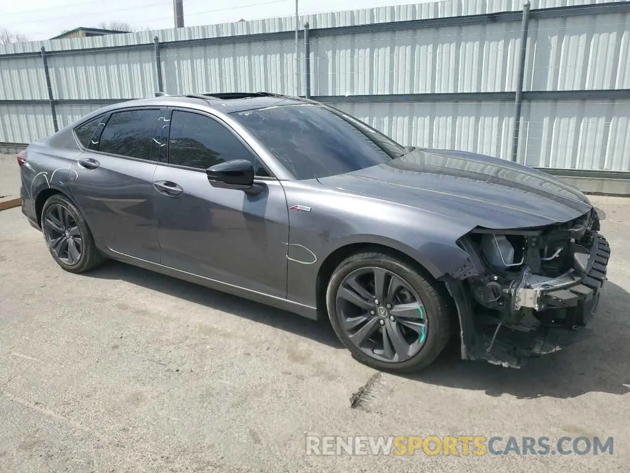 4 fotografías del automóvil dañado 19UUB6F52PA001612 ACURA TLX 2023