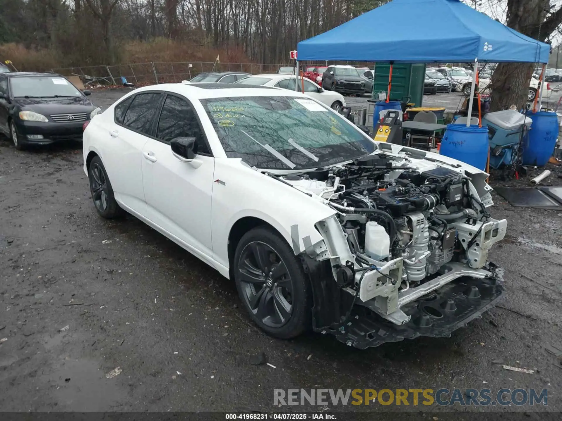 1 fotografías del automóvil dañado 19UUB6F52PA002372 ACURA TLX 2023