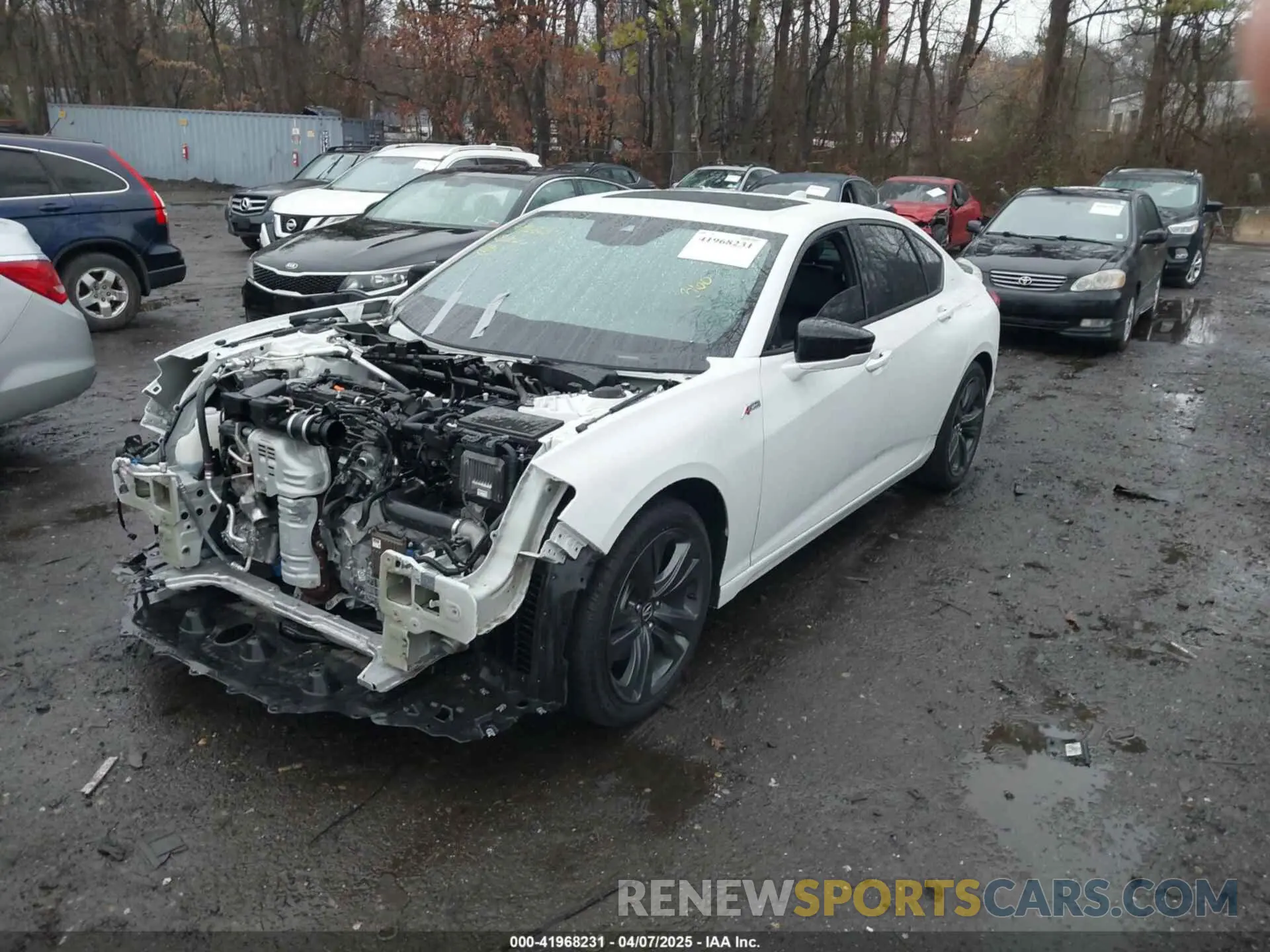 2 fotografías del automóvil dañado 19UUB6F52PA002372 ACURA TLX 2023