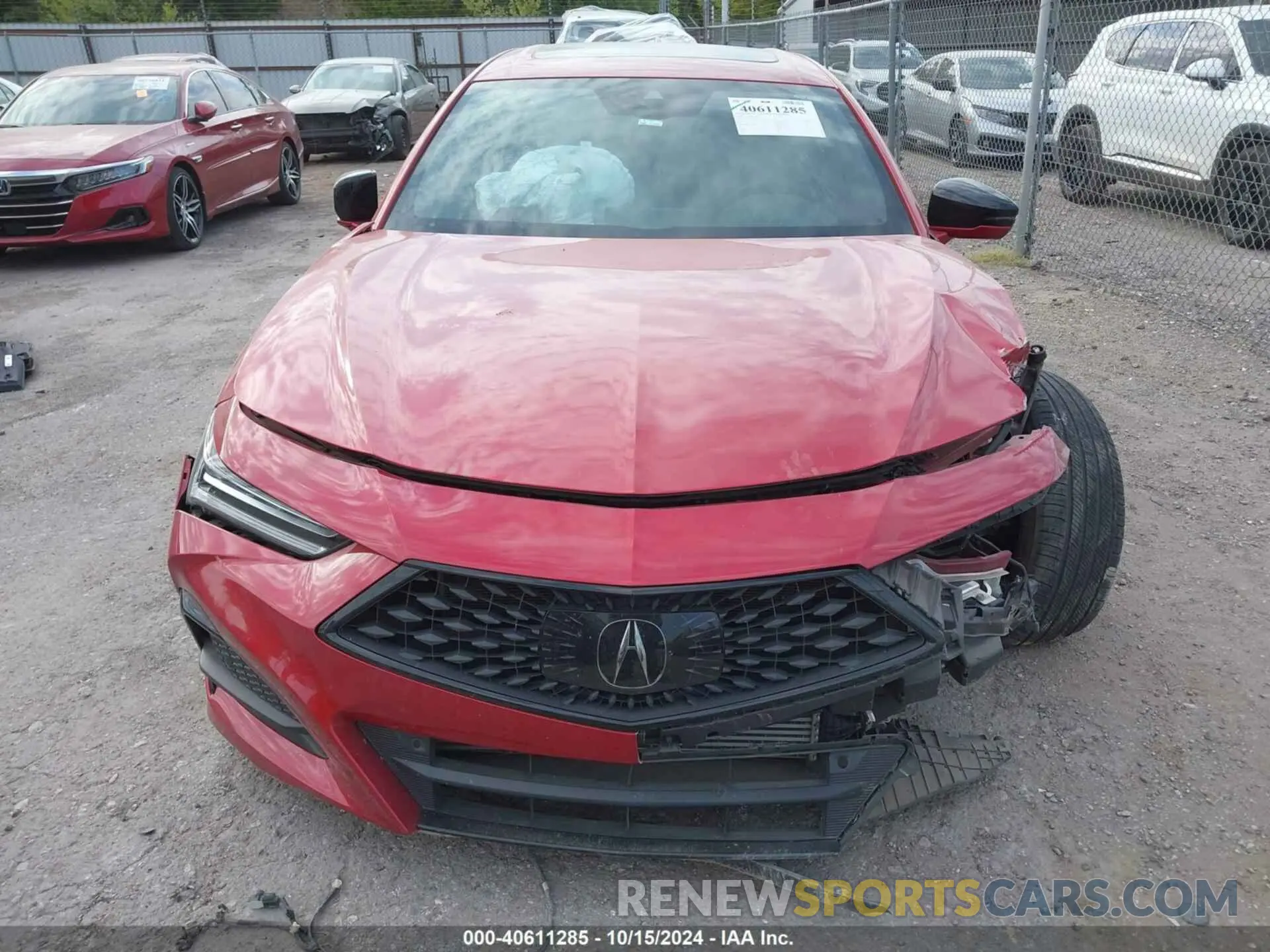 11 fotografías del automóvil dañado 19UUB6F53PA000467 ACURA TLX 2023