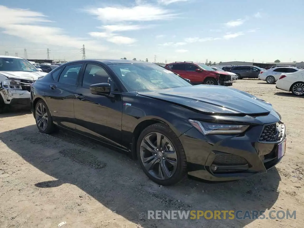 4 fotografías del automóvil dañado 19UUB6F53PA004342 ACURA TLX 2023