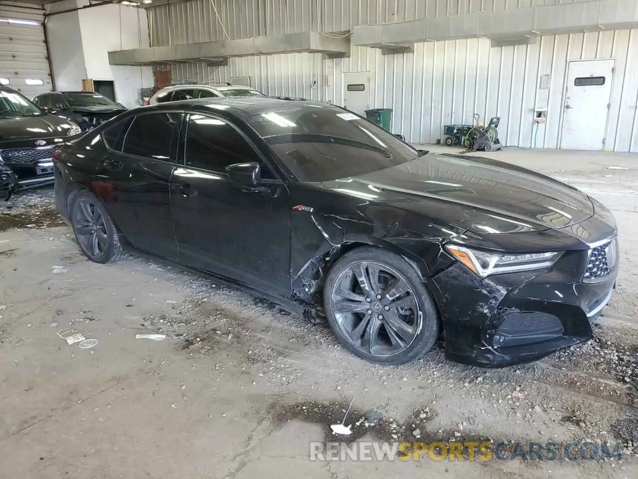 4 fotografías del automóvil dañado 19UUB6F53PA005393 ACURA TLX 2023